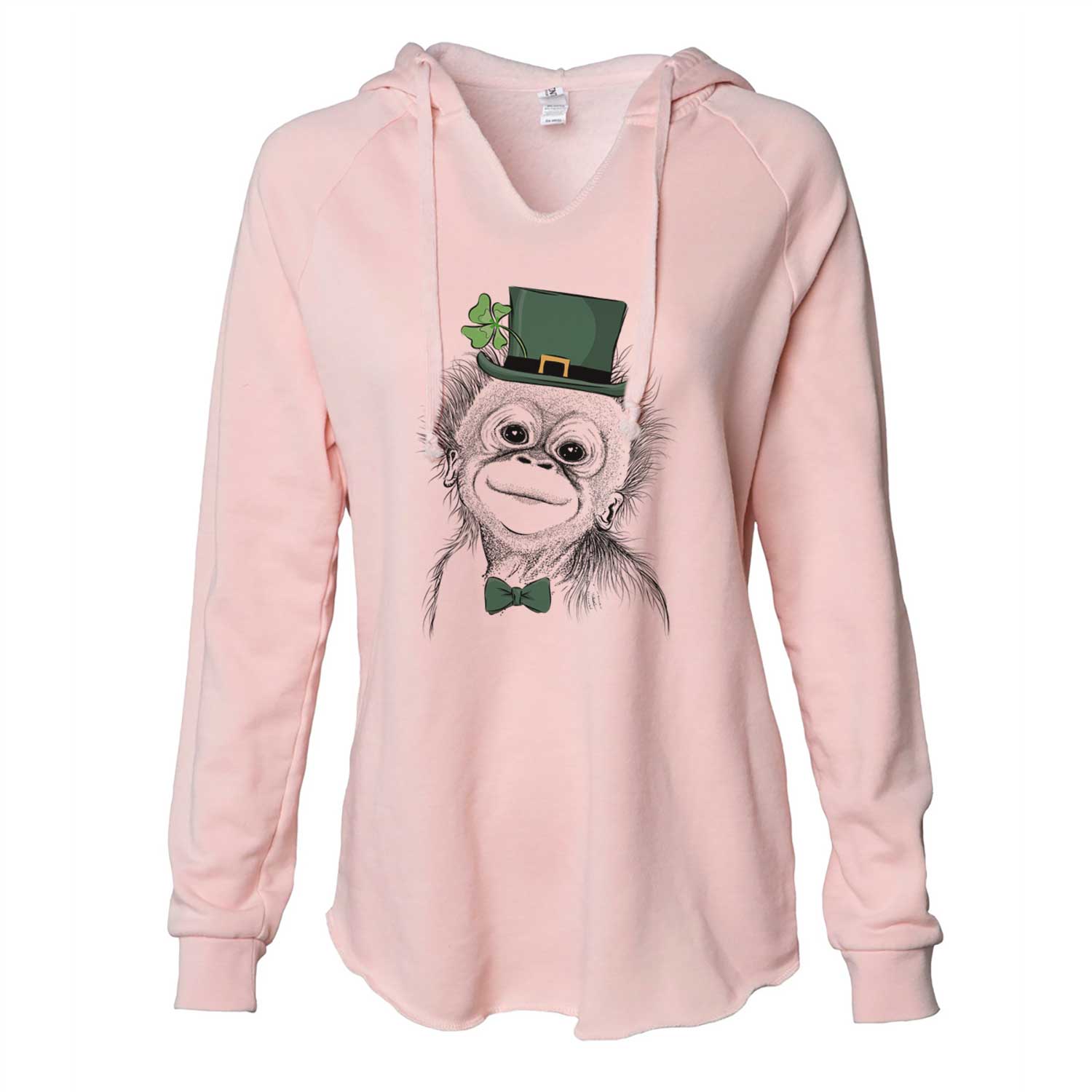 St. Patrick's Louie the Baby Orangutan - Cali Wave Hooded Sweatshirt