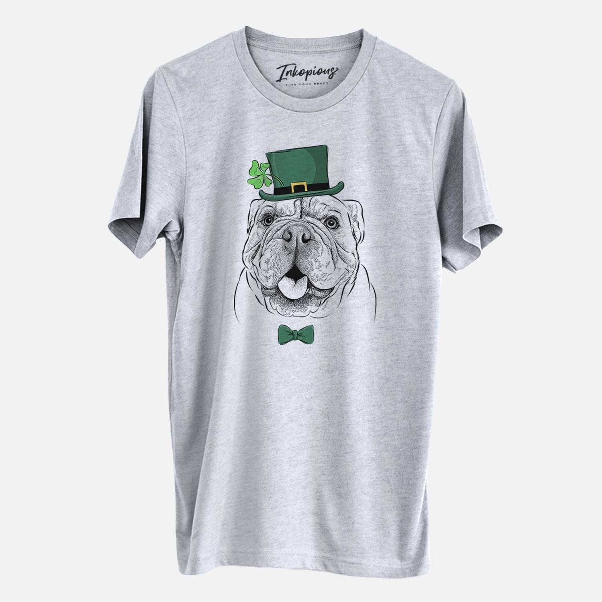St. Patrick's Louie the English Bulldog - Unisex Crewneck