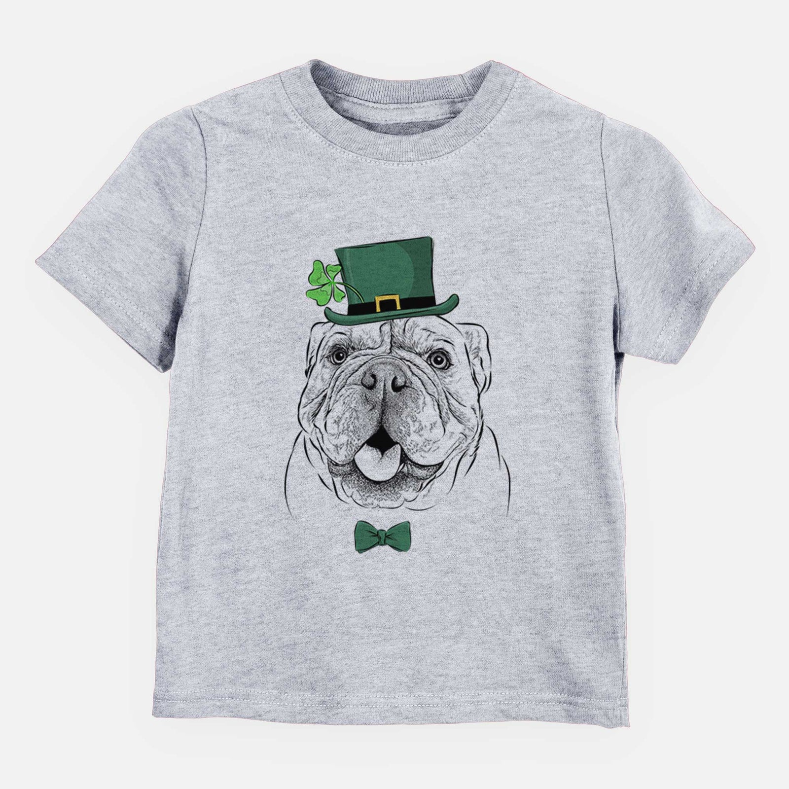 St. Patricks Louie the English Bulldog - Kids/Youth/Toddler Shirt