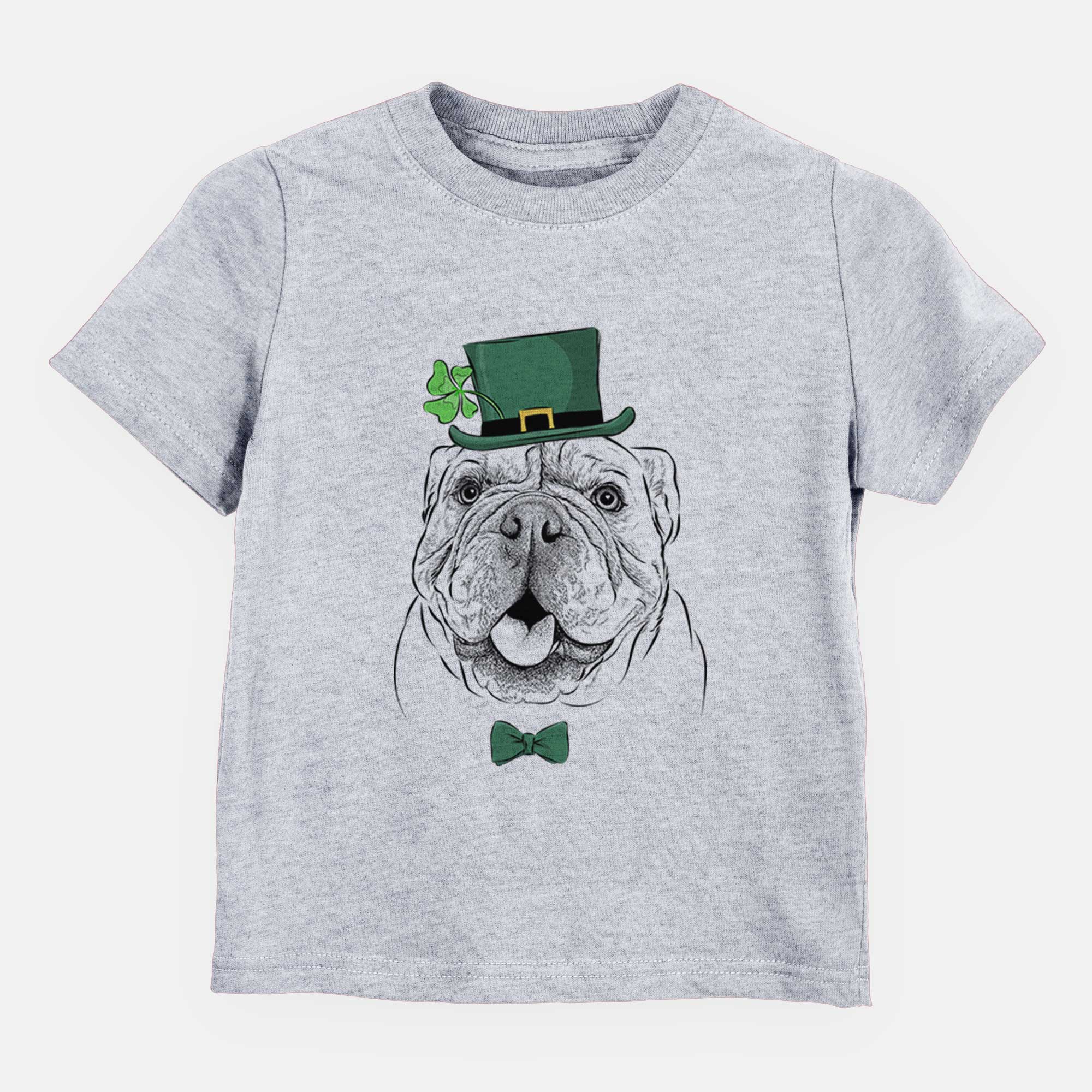 St. Patricks Louie the English Bulldog - Kids/Youth/Toddler Shirt