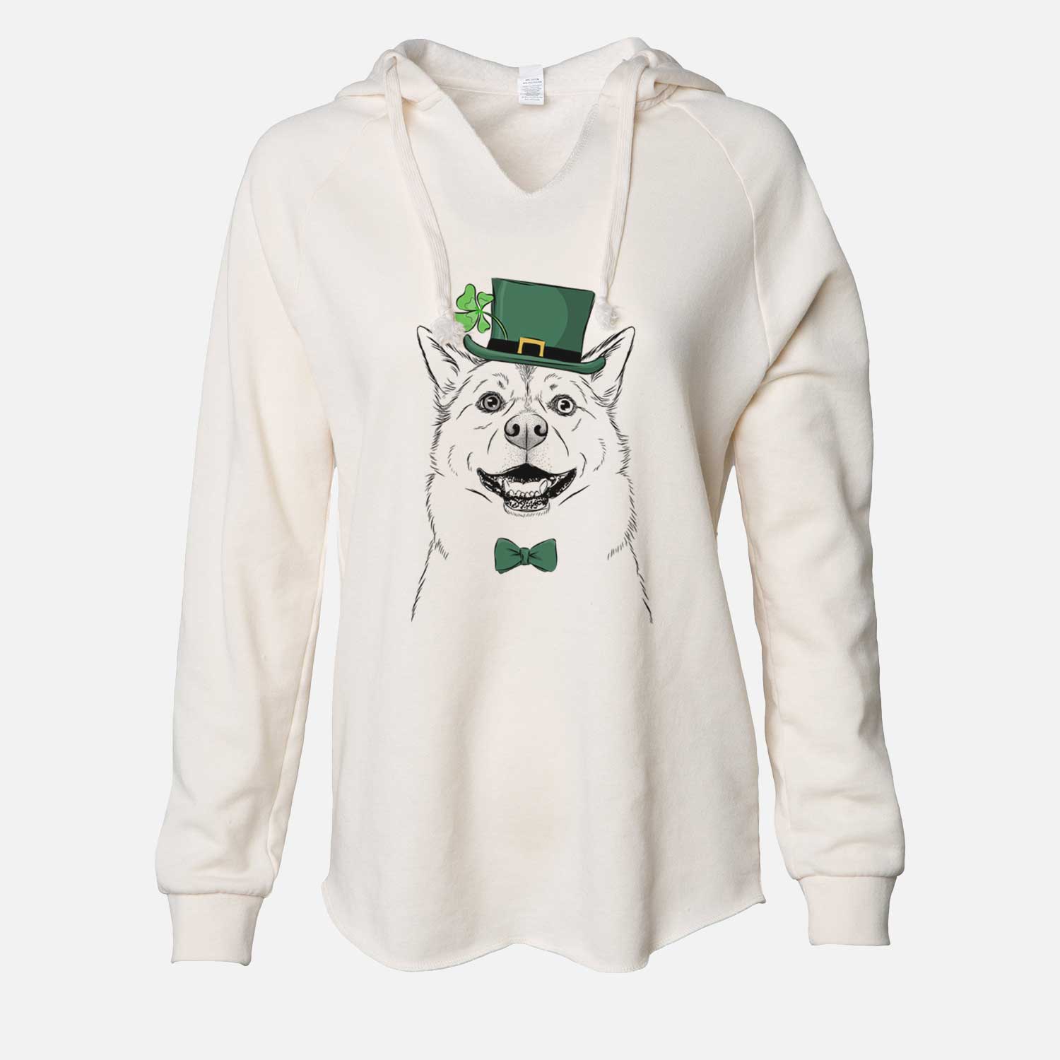 St. Patrick's Lucky the Mixed Breed - Cali Wave Hooded Sweatshirt