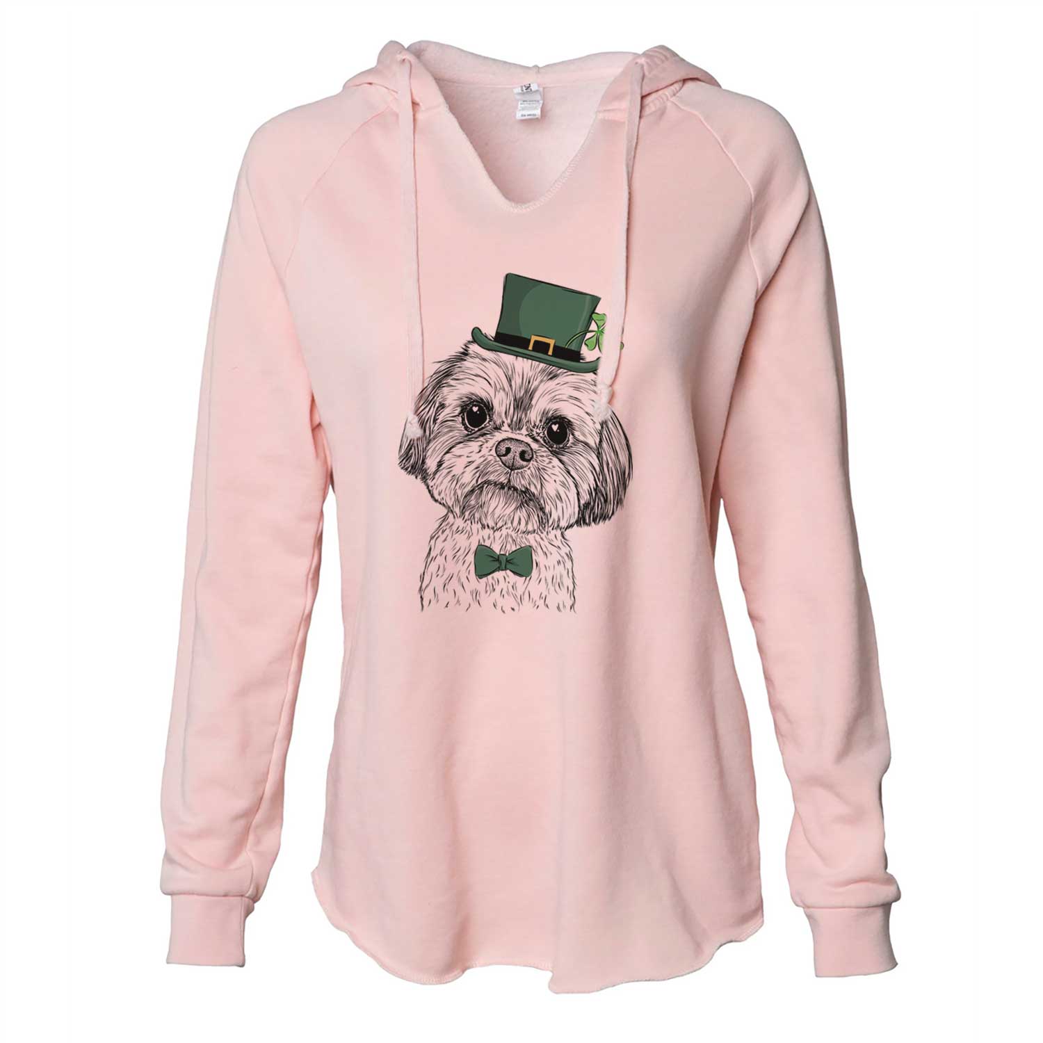 St. Patrick's Lucy the Shorkie - Cali Wave Hooded Sweatshirt