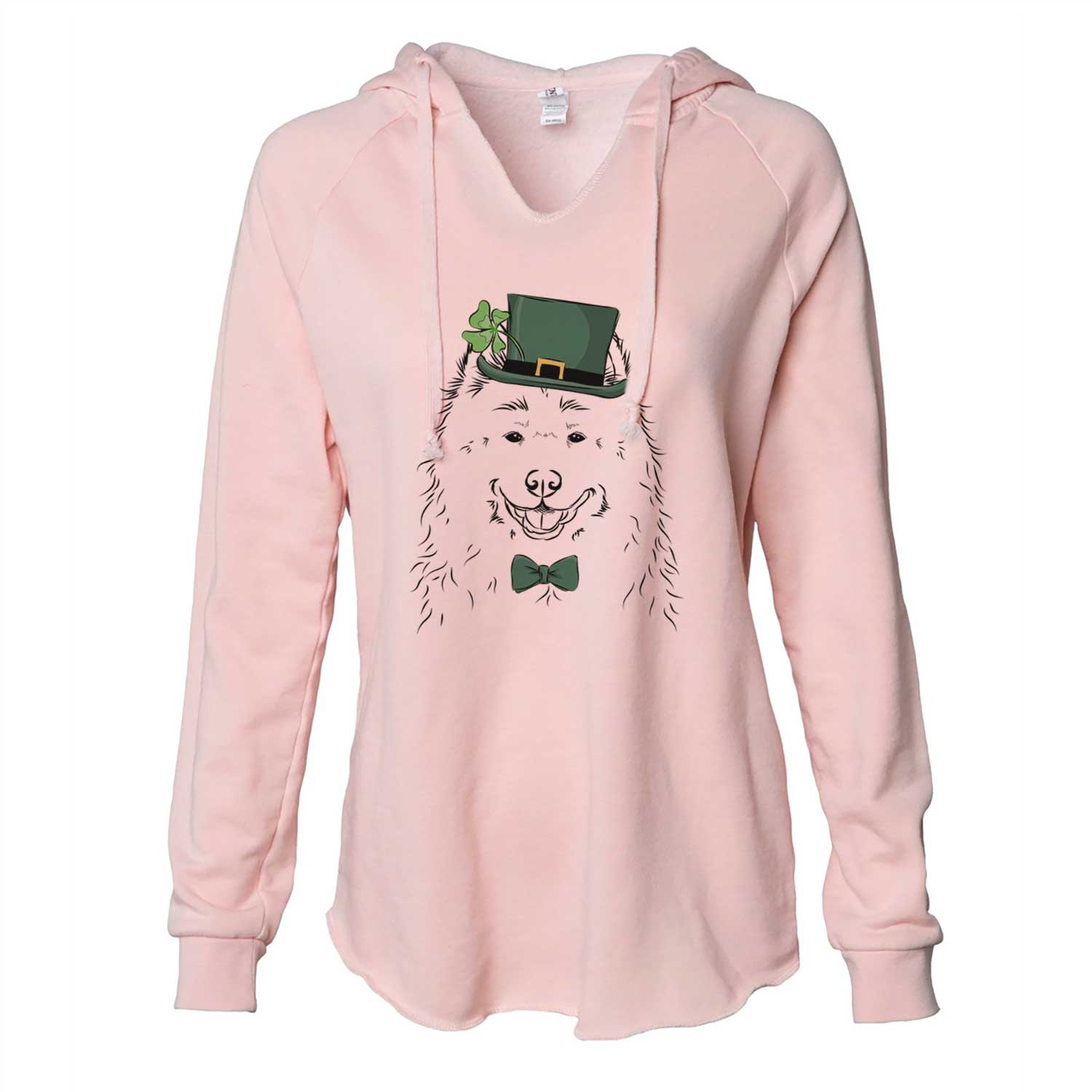 St. Patrick's Luka the Samoyed - Cali Wave Hooded Sweatshirt