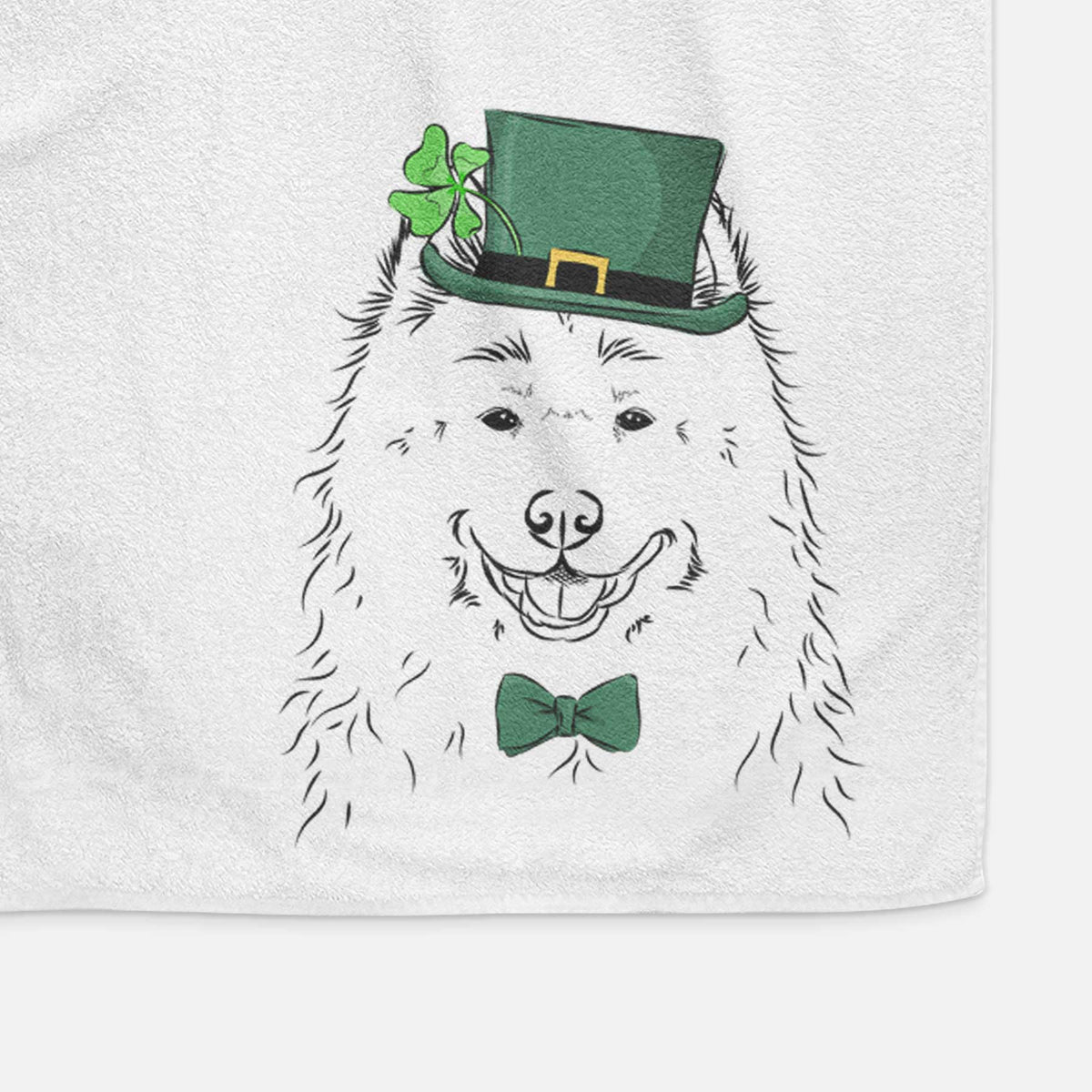 Luka the Samoyed Decorative Hand Towel