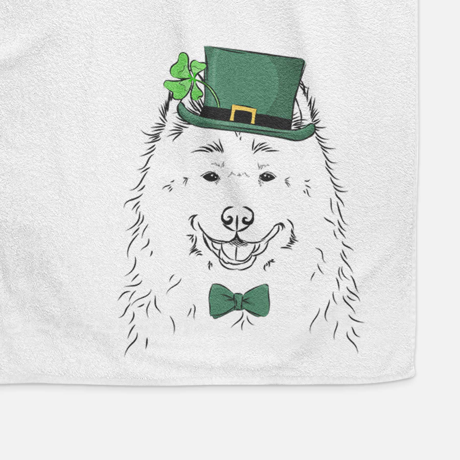 Luka the Samoyed Decorative Hand Towel