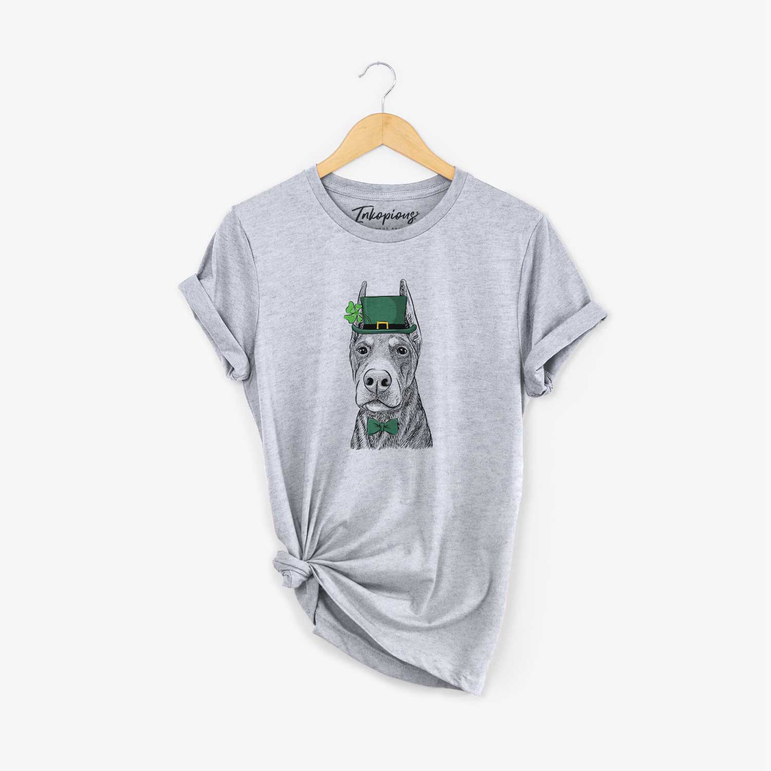 St. Patrick's Luna the Doberman Pinscher - Unisex Crewneck