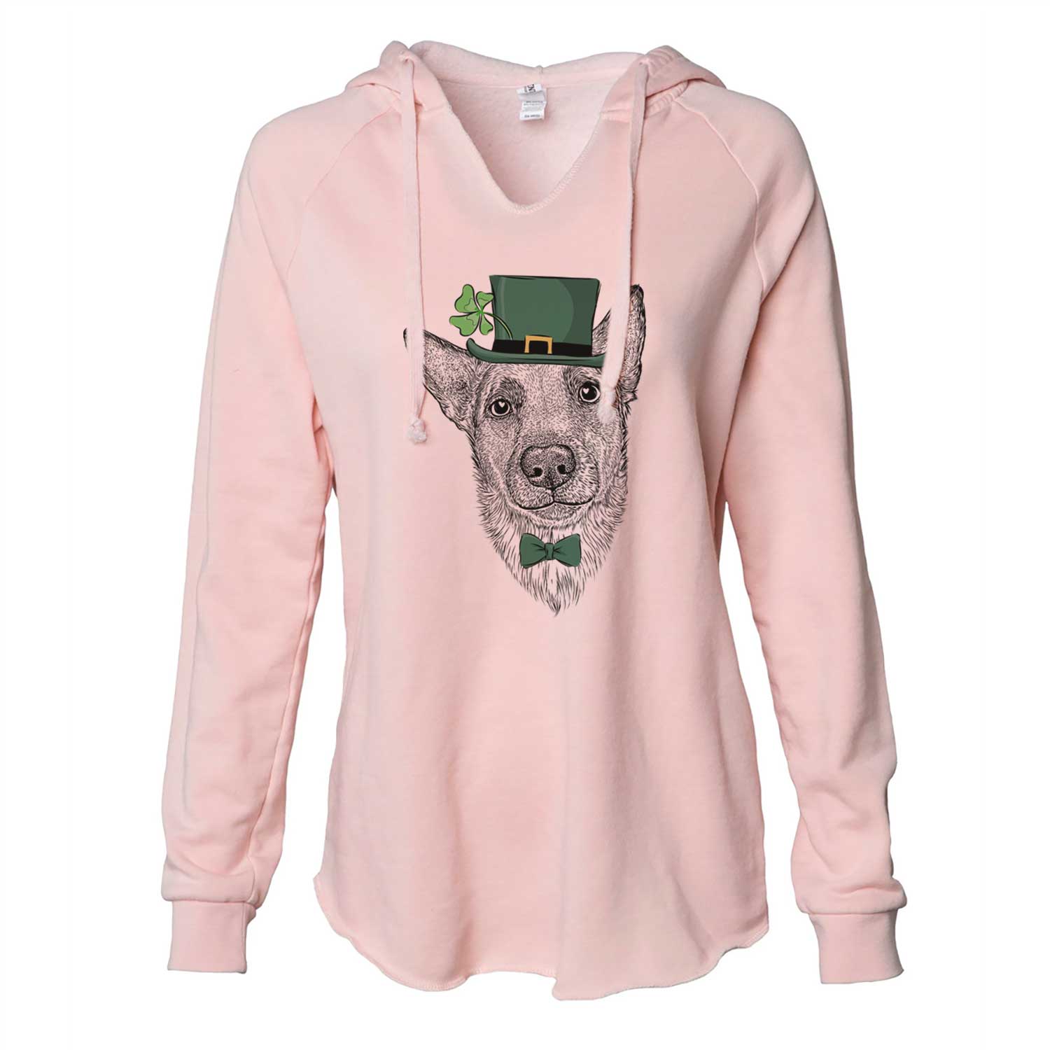 St. Patrick's Luna the Shepherd Mix - Cali Wave Hooded Sweatshirt