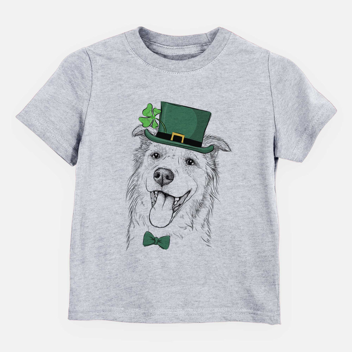 St. Patricks Macaroni the Border Collie - Kids/Youth/Toddler Shirt