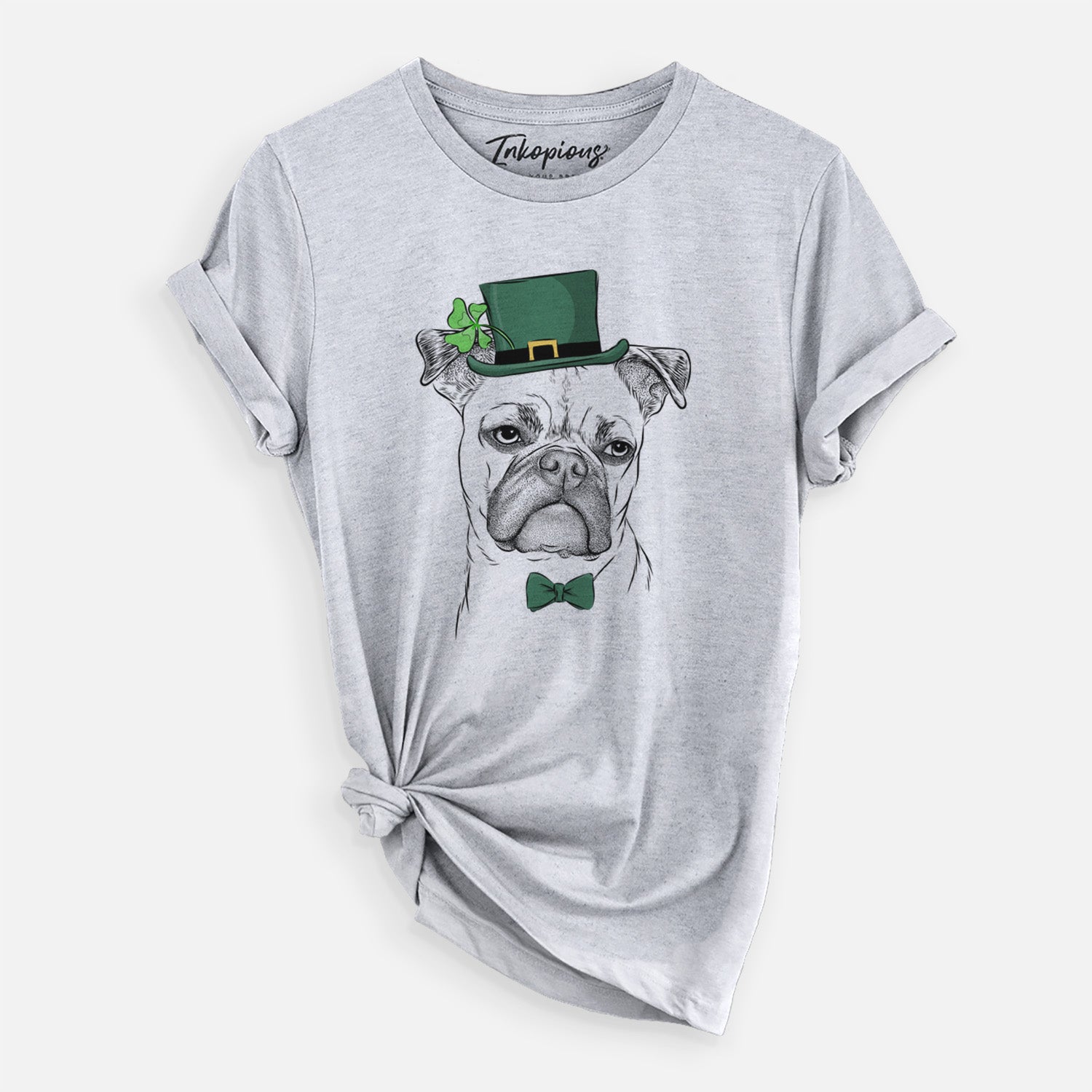 St. Patrick's Mack the Bugg (Boston Terrier/Pug) - Unisex Crewneck