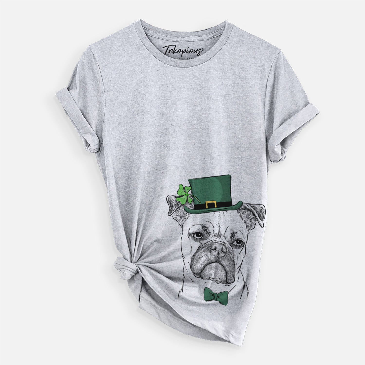 St. Patrick's Mack the Bugg (Boston Terrier/Pug) - Unisex Crewneck