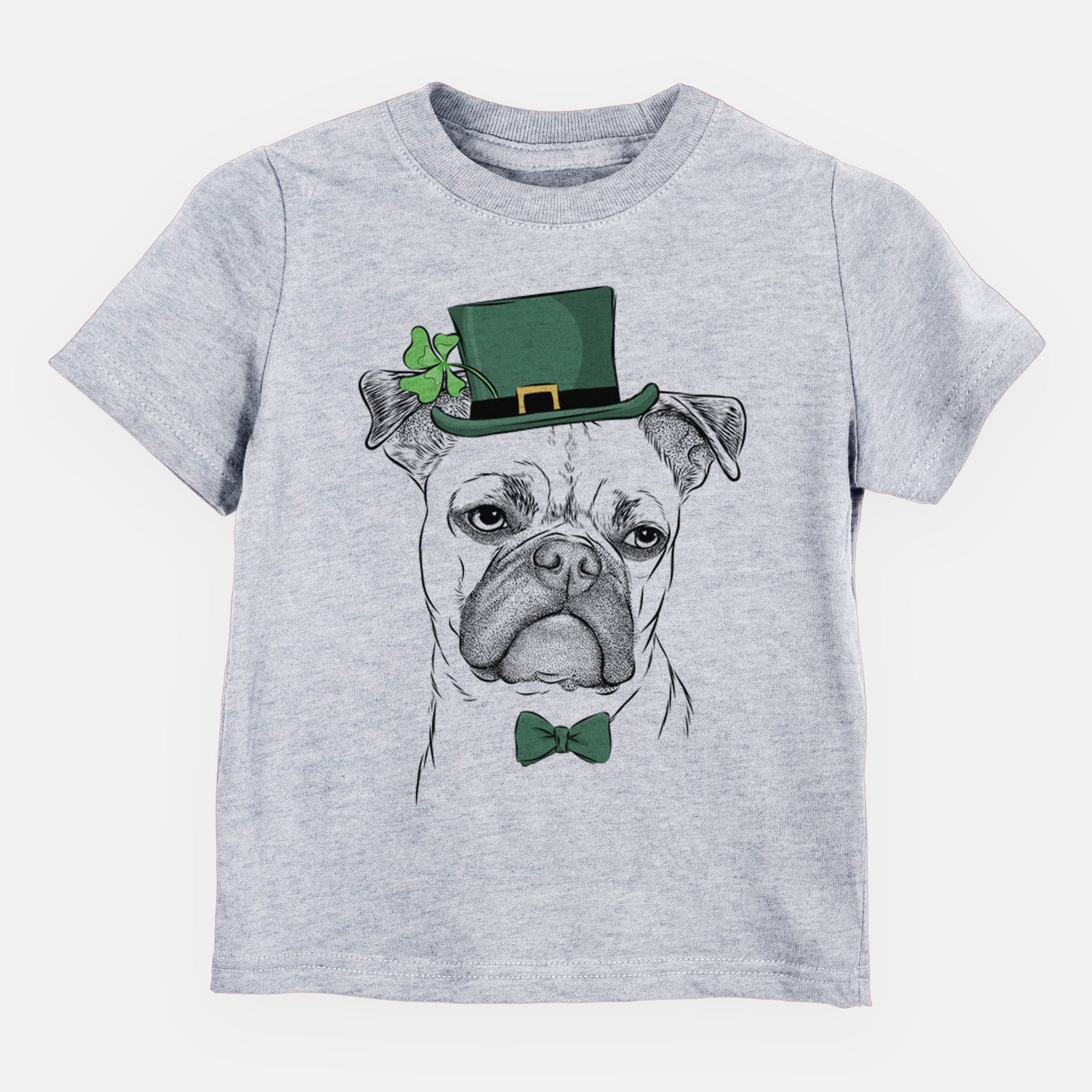 St. Patricks Mack the Bugg (Boston Terrier/Pug) - Kids/Youth/Toddler Shirt