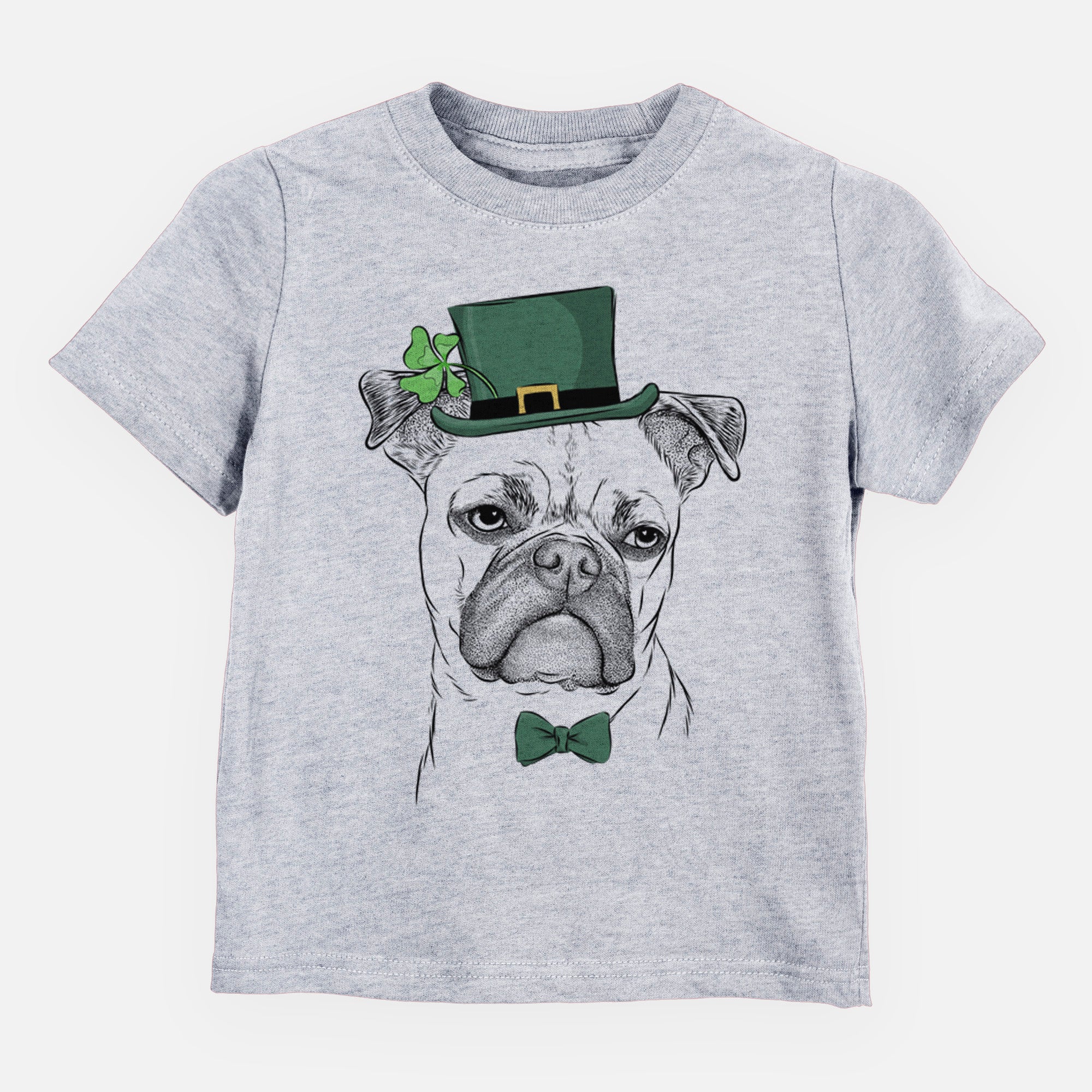 St. Patricks Mack the Bugg (Boston Terrier/Pug) - Kids/Youth/Toddler Shirt