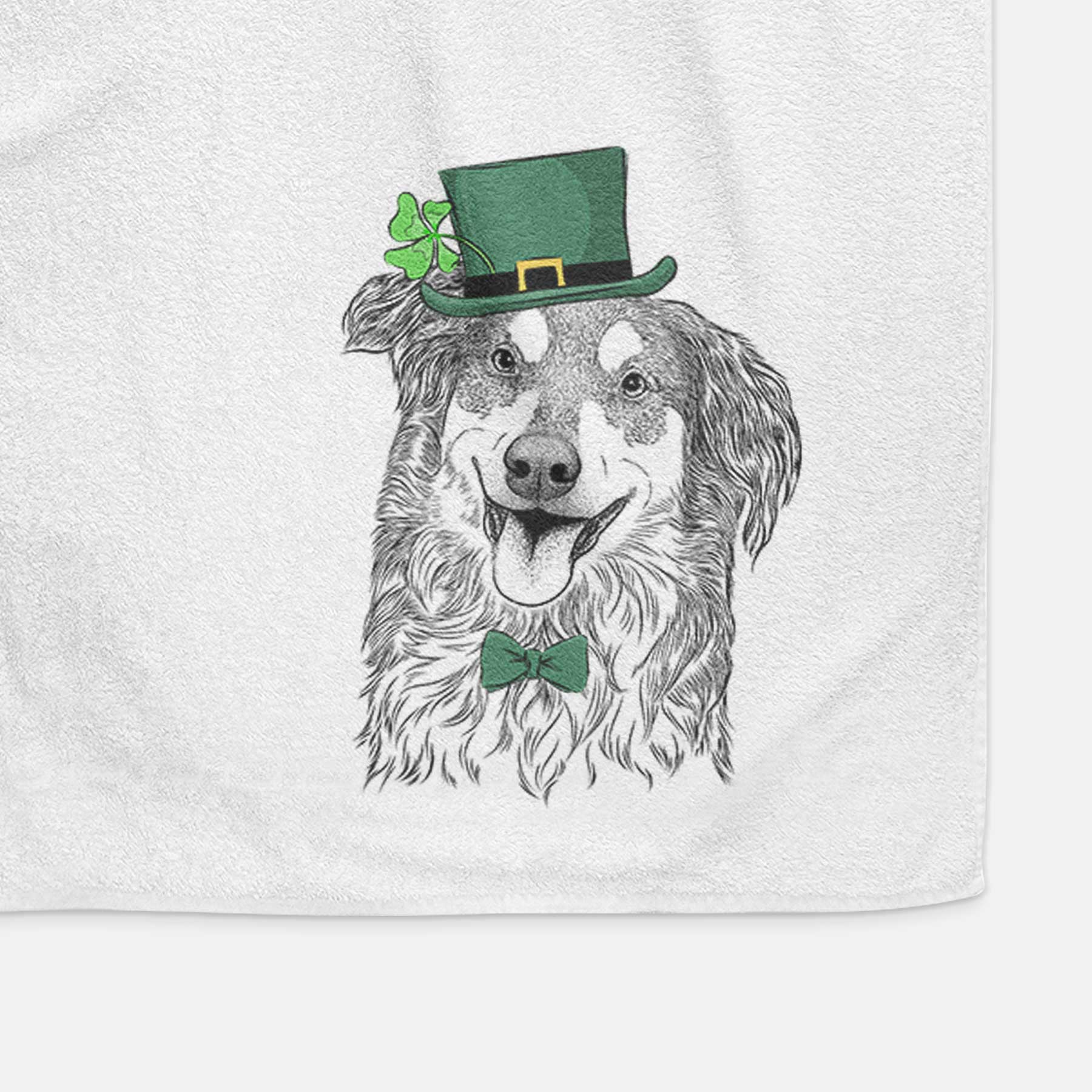 Maddie the English Shepherd Decorative Hand Towel