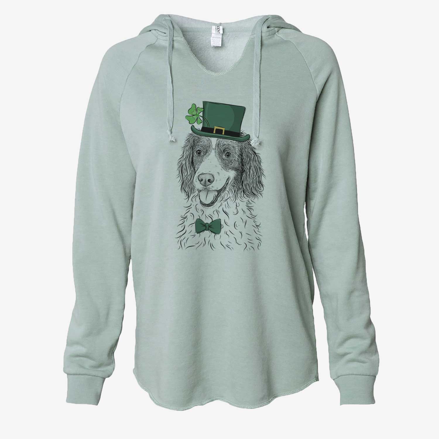 St. Patrick's Maggie the Springer Spaniel - Cali Wave Hooded Sweatshirt