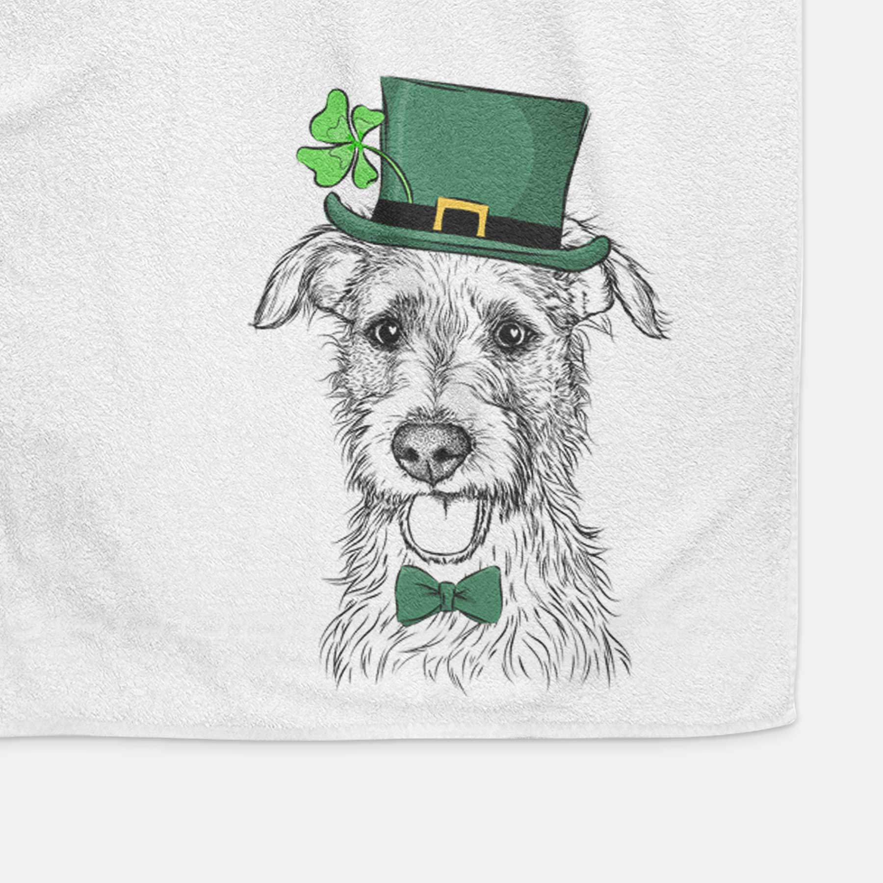 Maggie the Terrier Mix Decorative Hand Towel