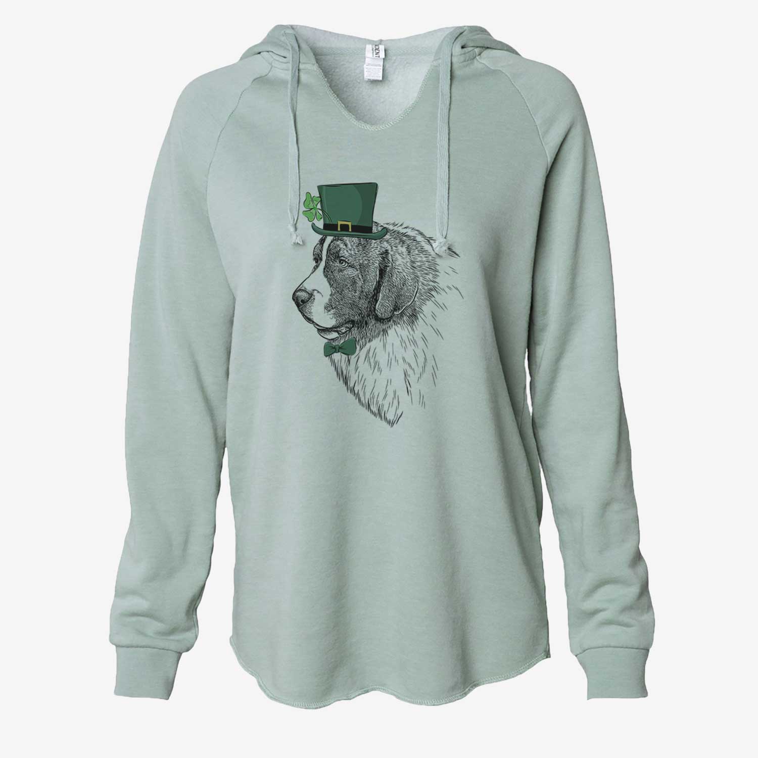 St. Patrick's Magnus the Pyrenean Mastiff - Cali Wave Hooded Sweatshirt