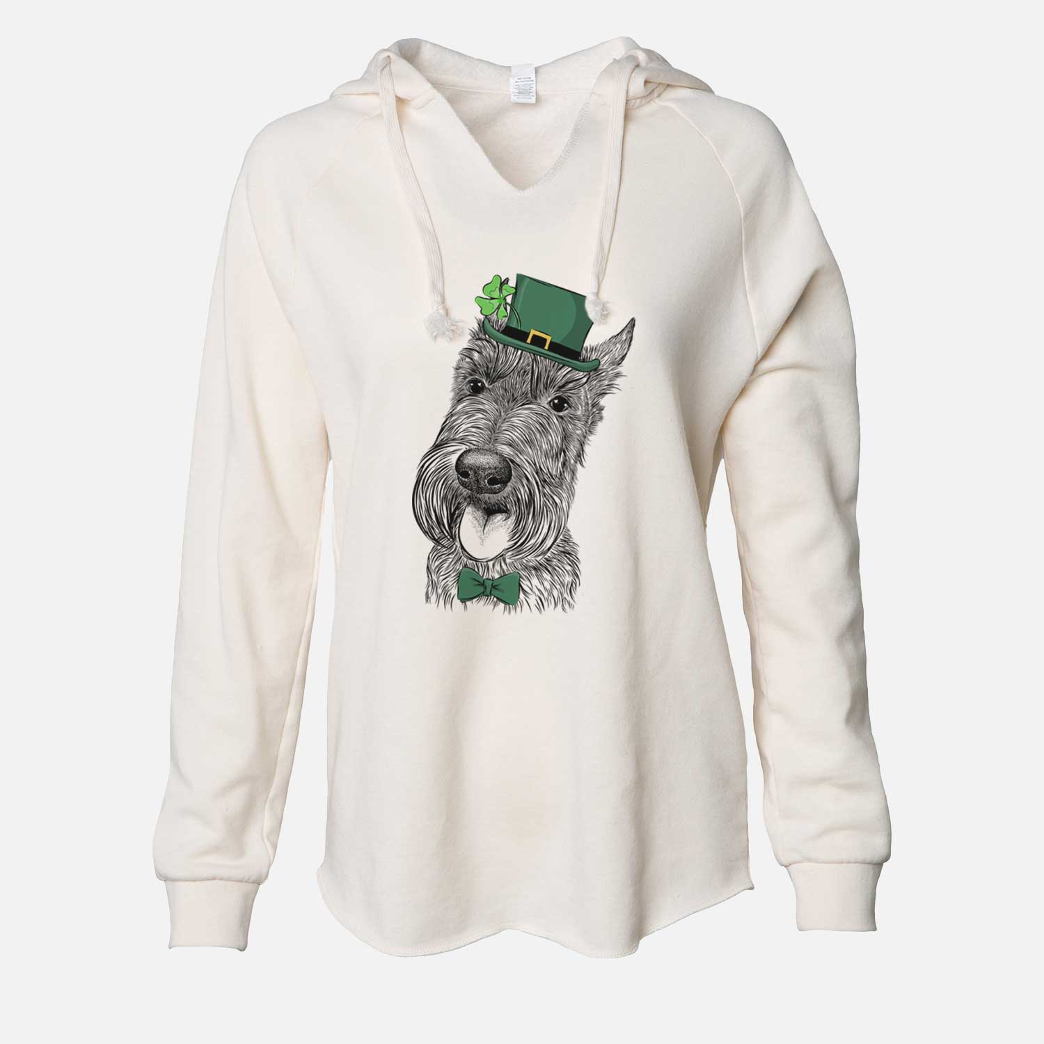 St. Patrick's Magnus the Scottish Terrier - Cali Wave Hooded Sweatshirt