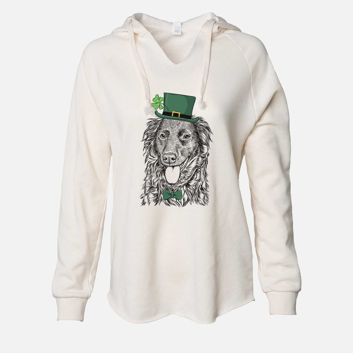 St. Patrick's Maisie Mae the Aussiedor - Cali Wave Hooded Sweatshirt