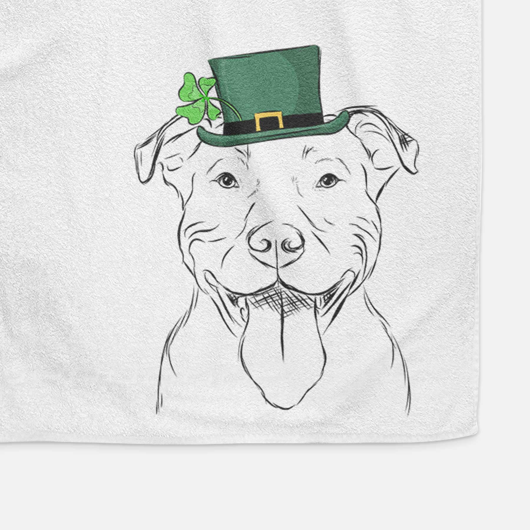 Major the Pitbull Decorative Hand Towel