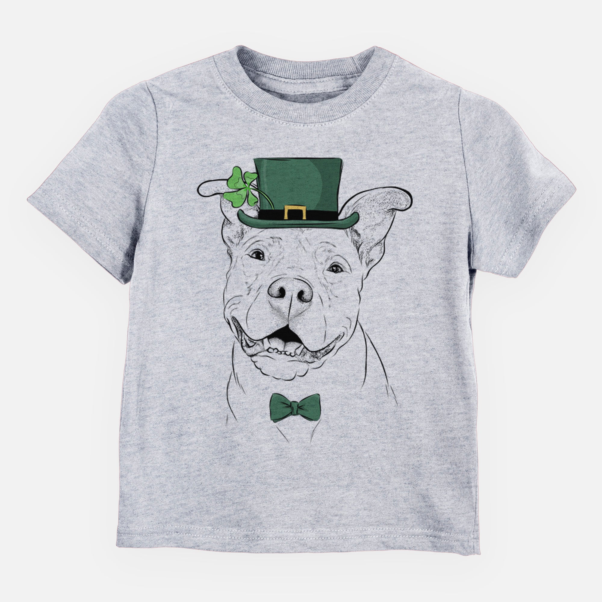 St. Patricks Malibu the Staffordshire Terrier/Pitbull Mix - Kids/Youth/Toddler Shirt