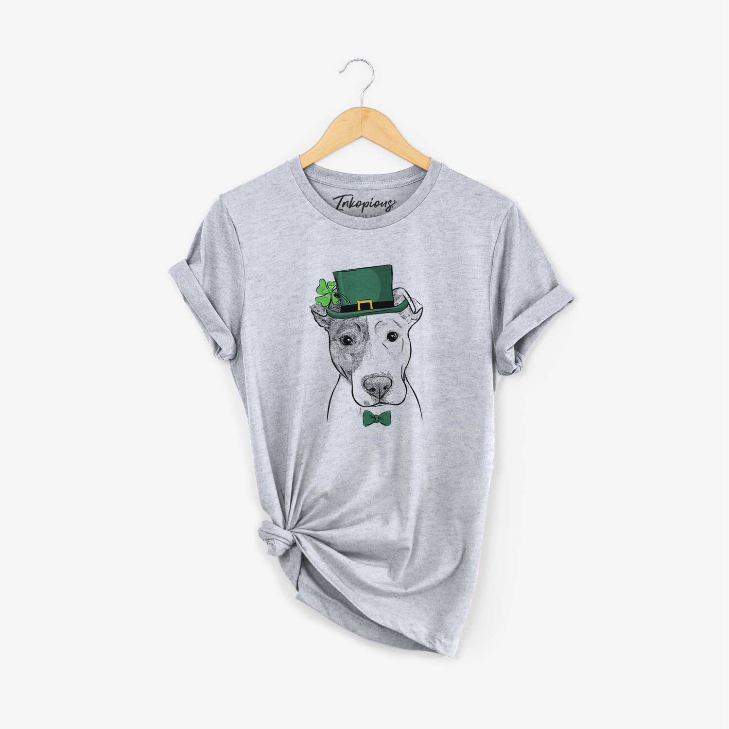 St. Patrick's Manchi the Pitbull Mix - Unisex Crewneck