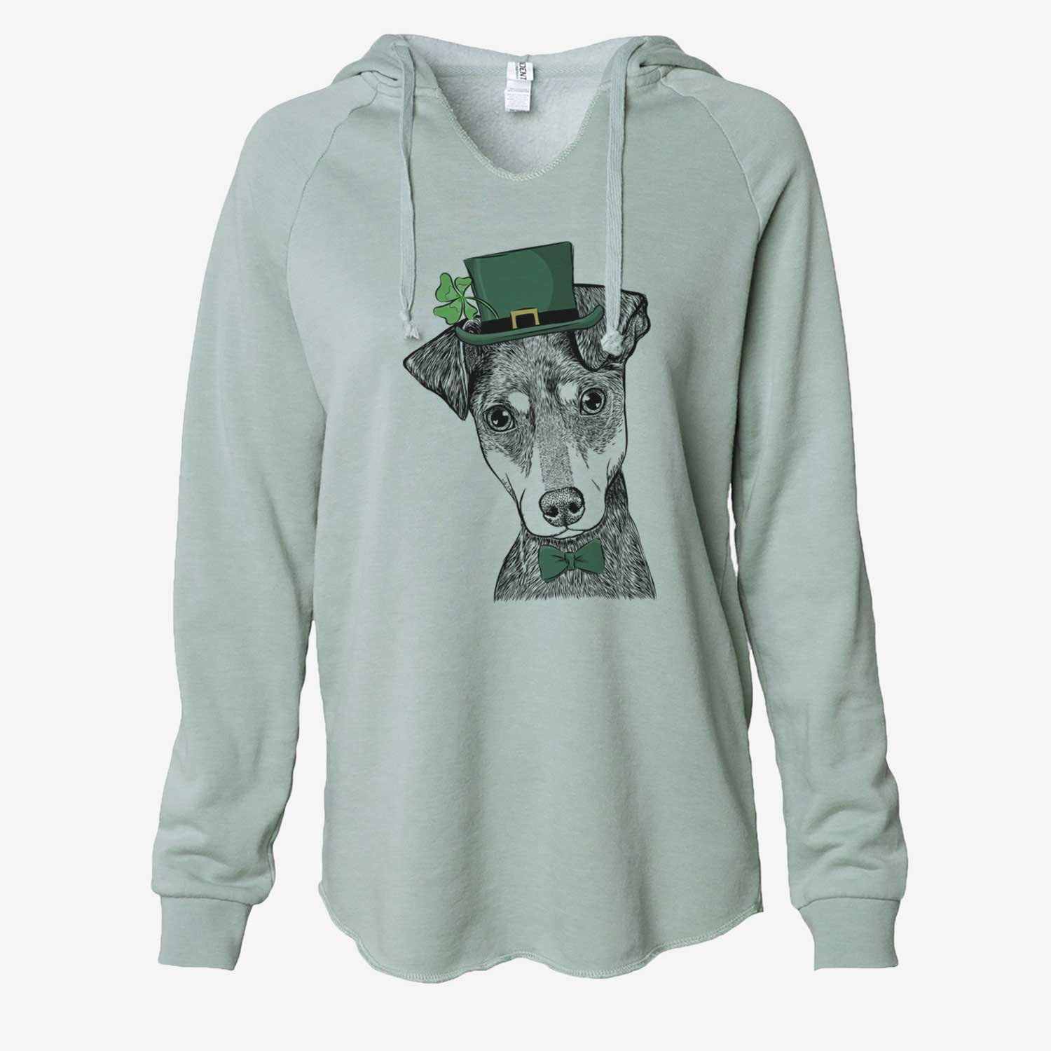 St. Patrick's Manny the Manchester Terrier - Cali Wave Hooded Sweatshirt