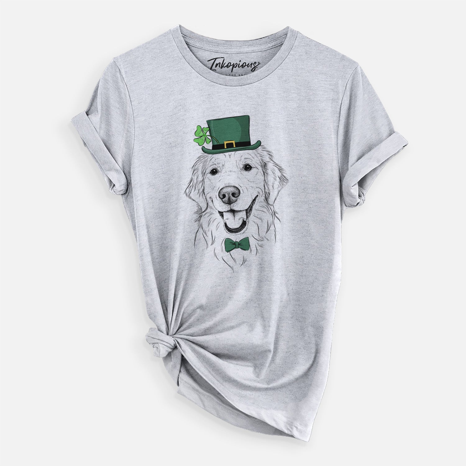 St. Patrick's Maple the Golden Retriever - Unisex Crewneck