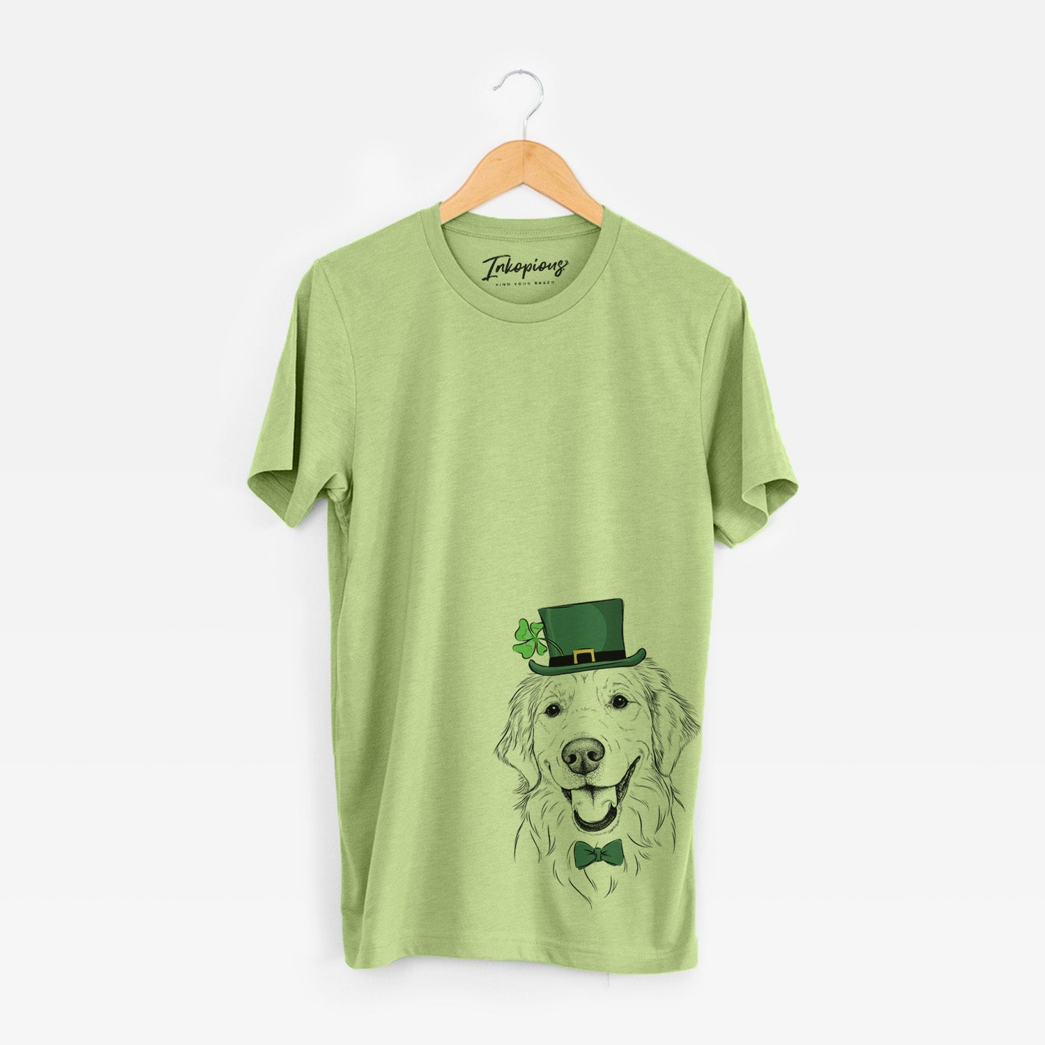 St. Patrick's Maple the Golden Retriever - Unisex Crewneck