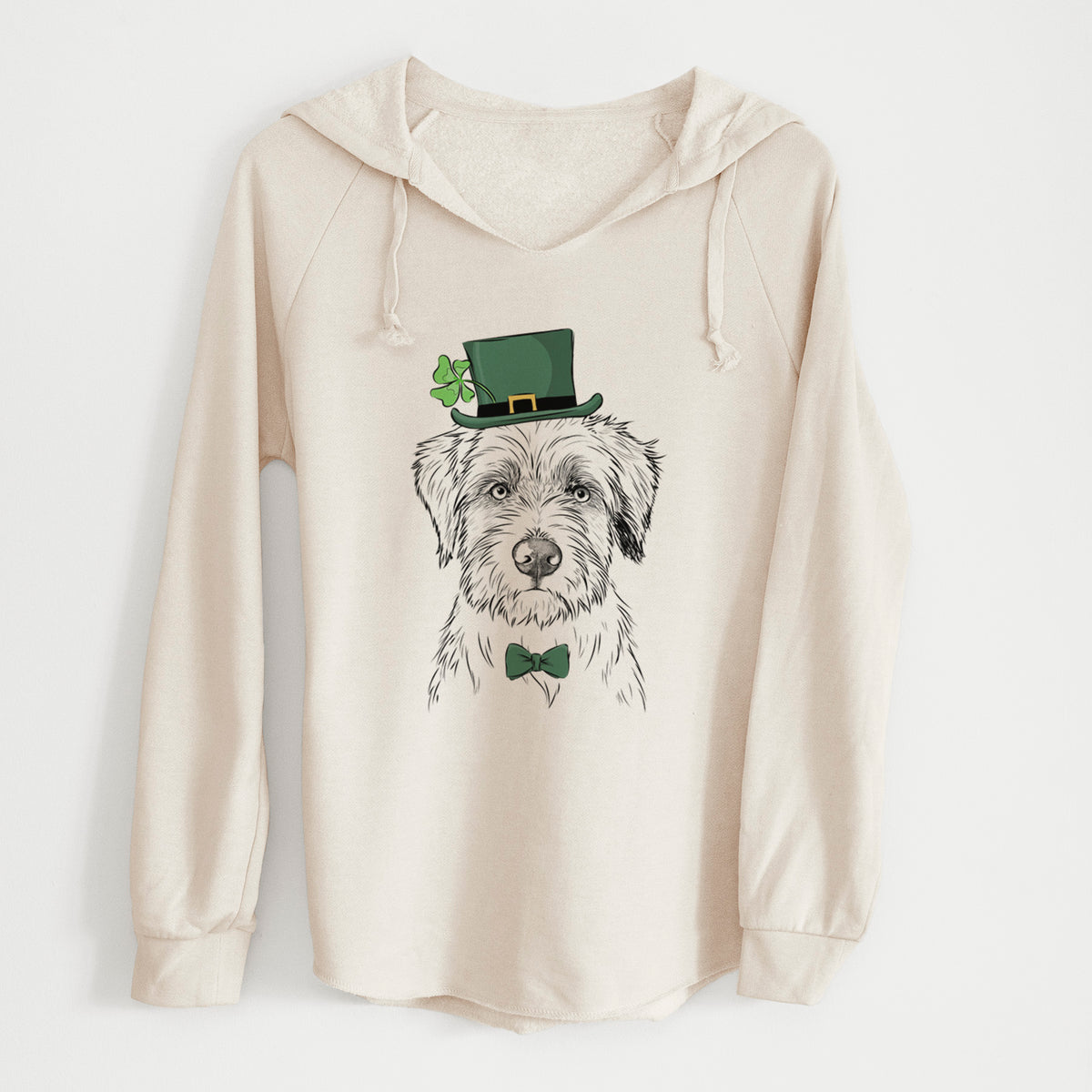 St. Patrick's Marek the Bernedoodle - Cali Wave Hooded Sweatshirt
