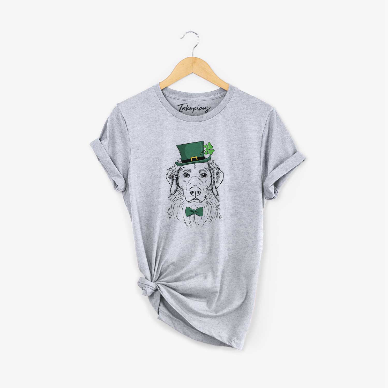 St. Patrick's Marley the Golden Retriever - Unisex Crewneck