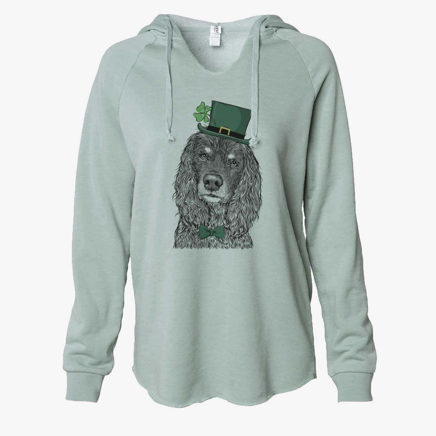 St. Patrick's Marley Boy the American Cocker Spaniel - Cali Wave Hooded Sweatshirt