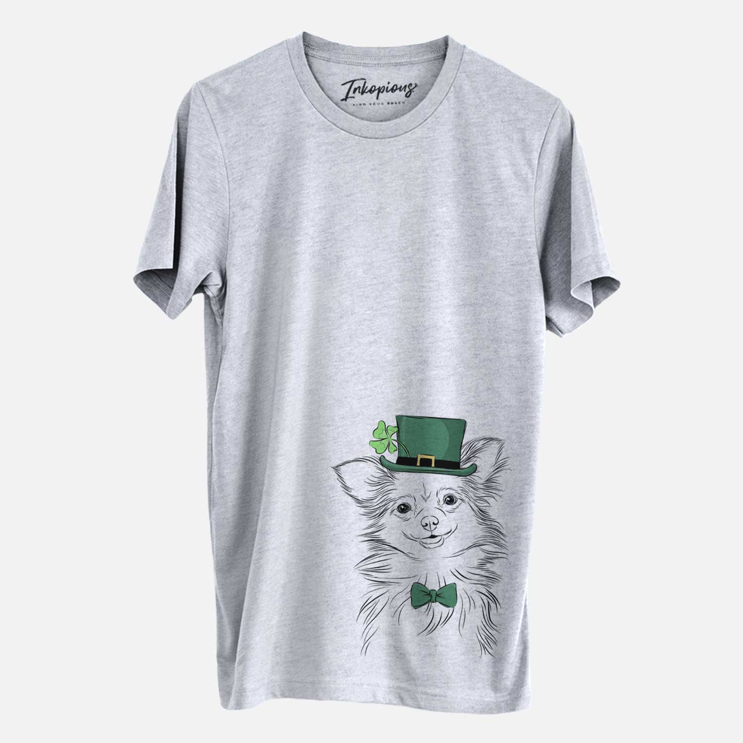 St. Patrick's Marzi the Long Haired Chihuahua - Unisex Crewneck