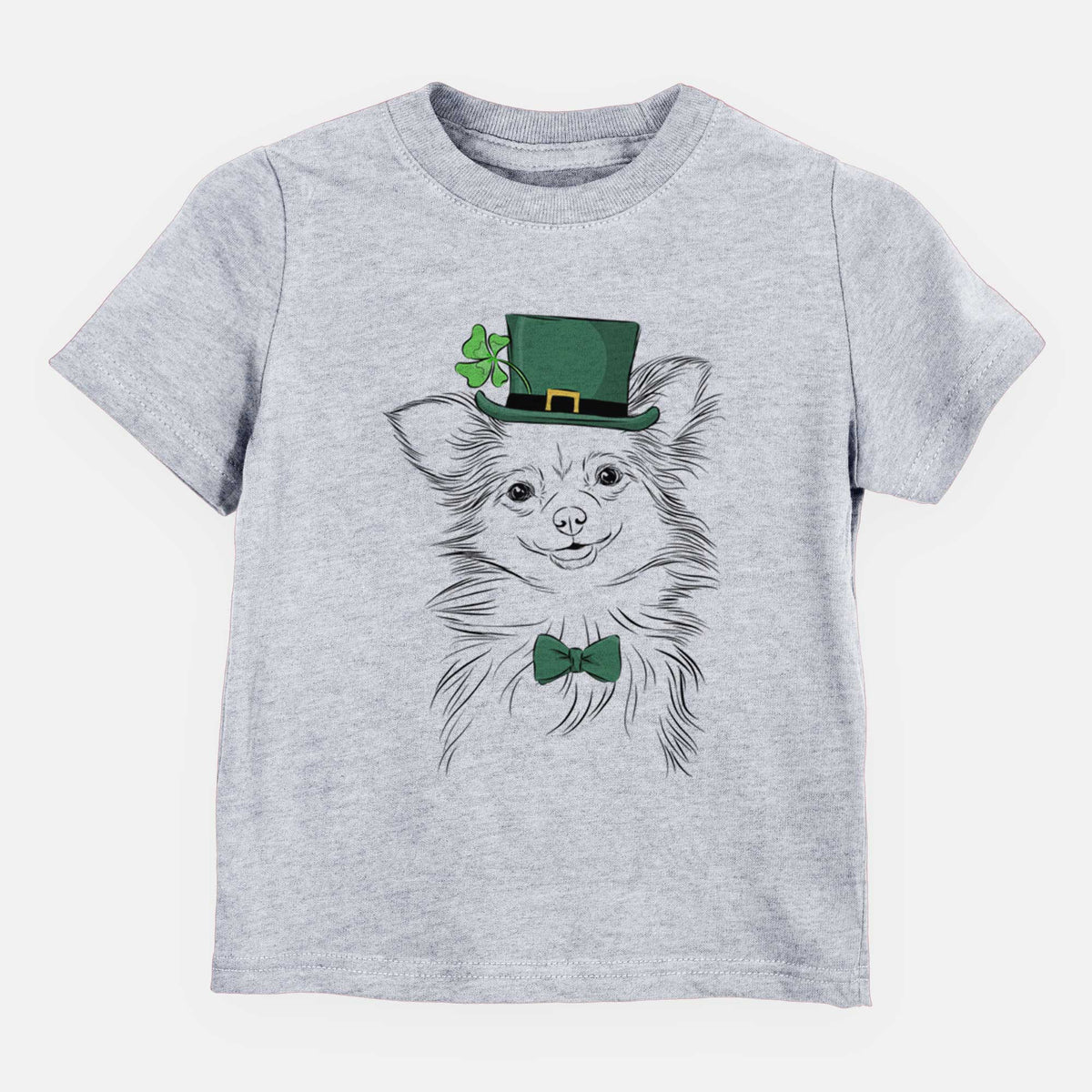 St. Patricks Marzi the Long Haired Chihuahua - Kids/Youth/Toddler Shirt