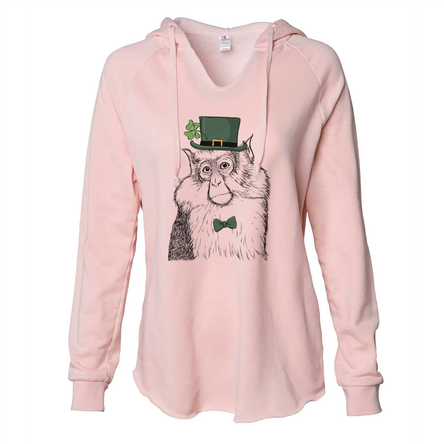 St. Patrick's Matata the Mona Monkey - Cali Wave Hooded Sweatshirt