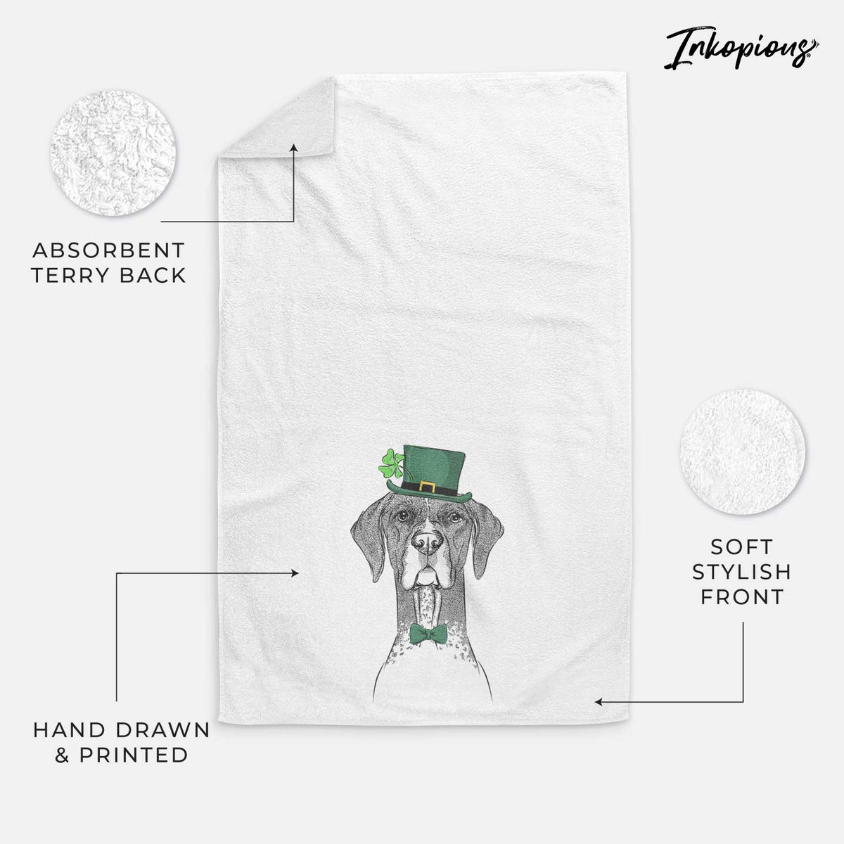 Mattis the German Shorthaired Pointer Decorative Hand Towel