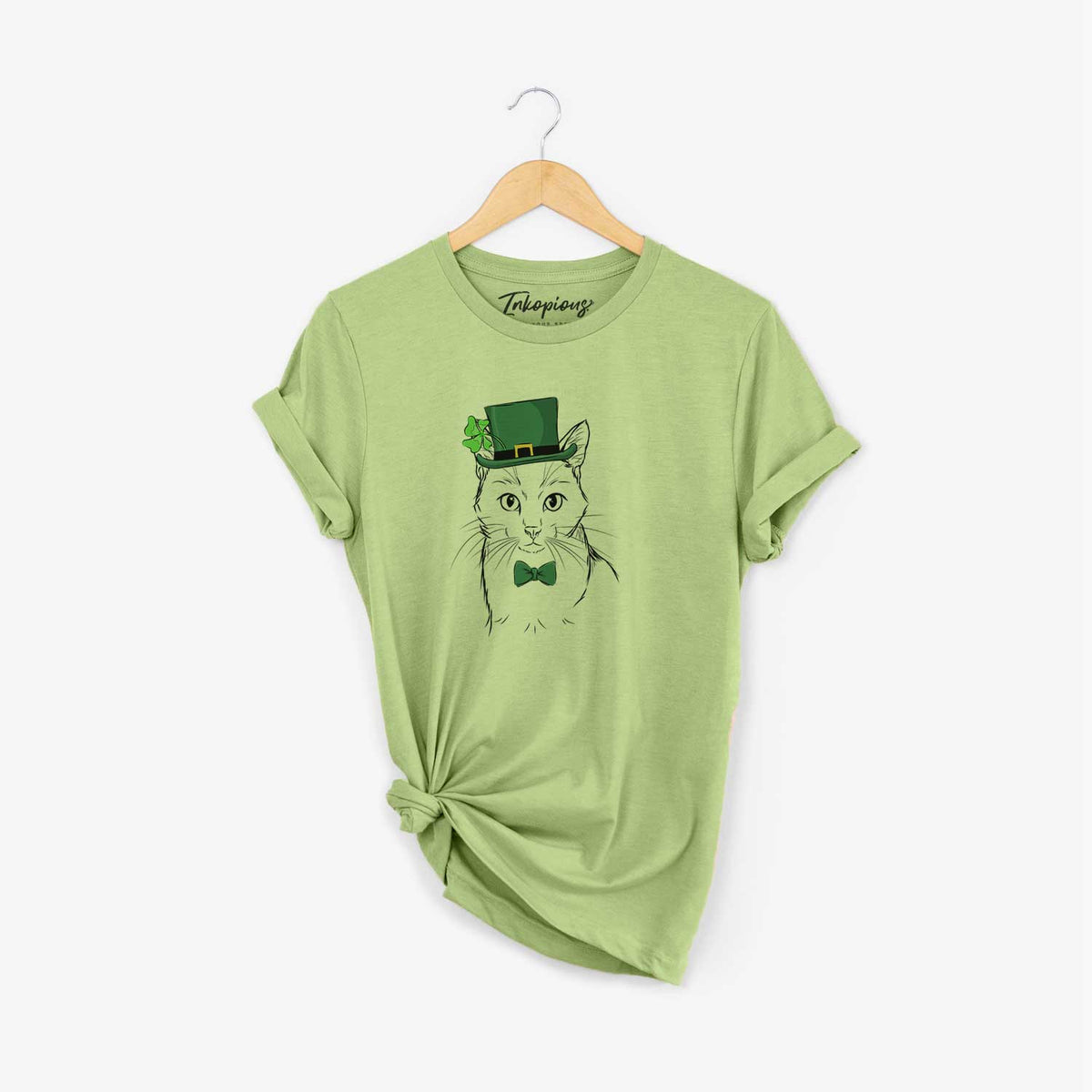 St. Patrick&#39;s Maverick the Cat - Unisex Crewneck