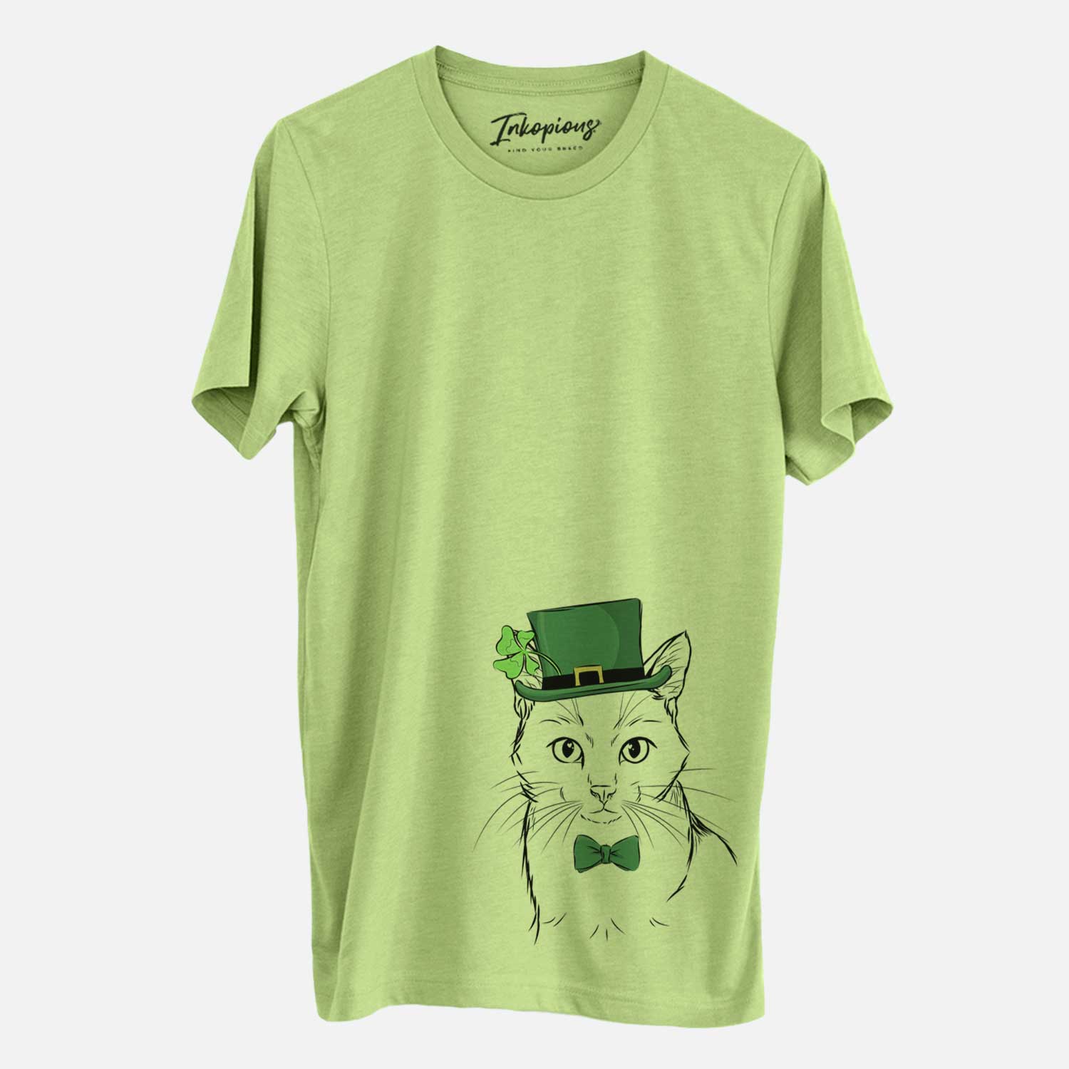 St. Patrick's Maverick the Cat - Unisex Crewneck