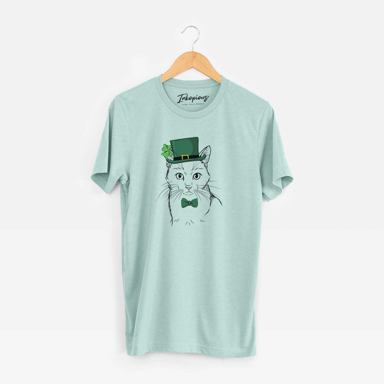 St. Patrick's Maverick the Cat - Unisex Crewneck
