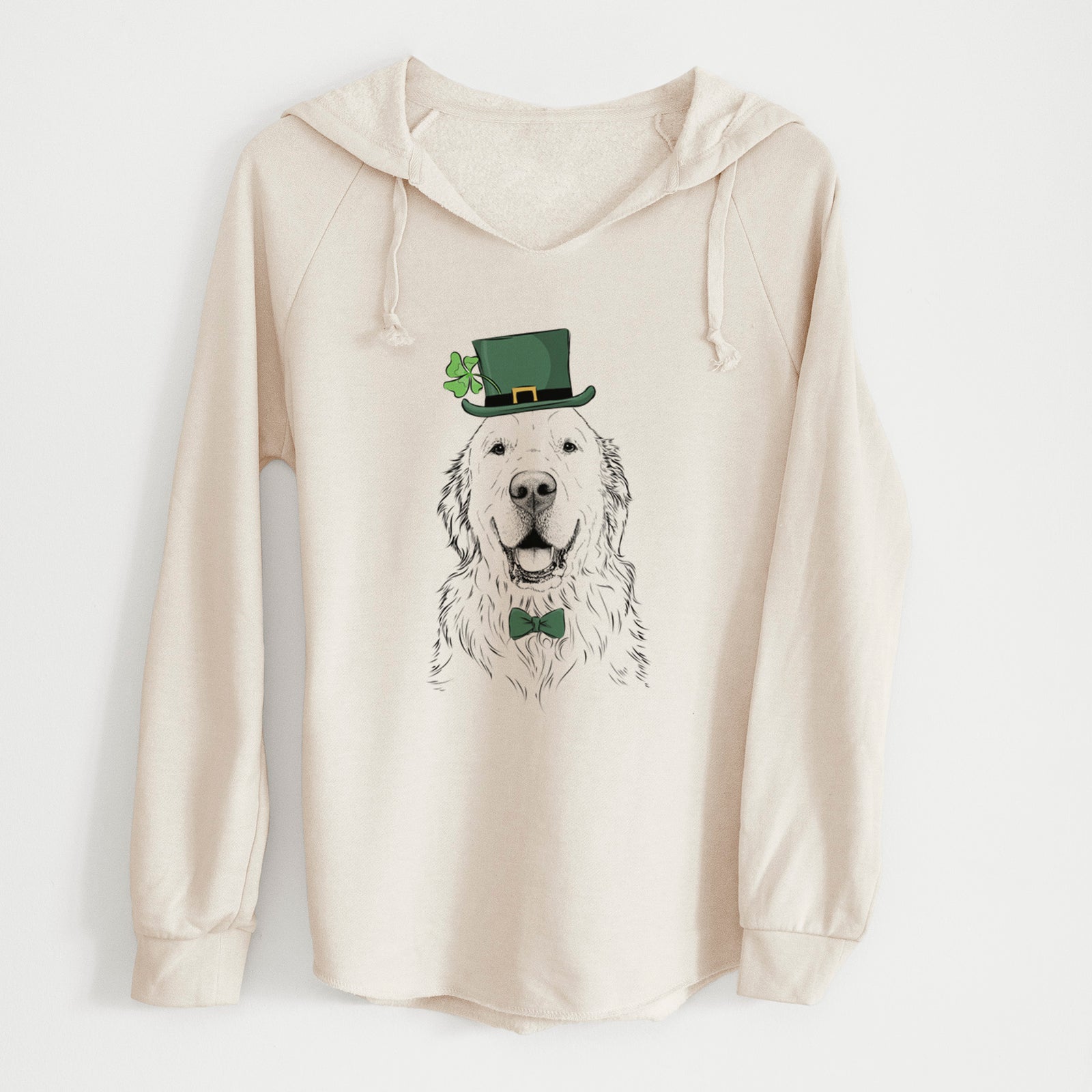 St. Patrick's Maximus the Golden Retriever - Cali Wave Hooded Sweatshirt
