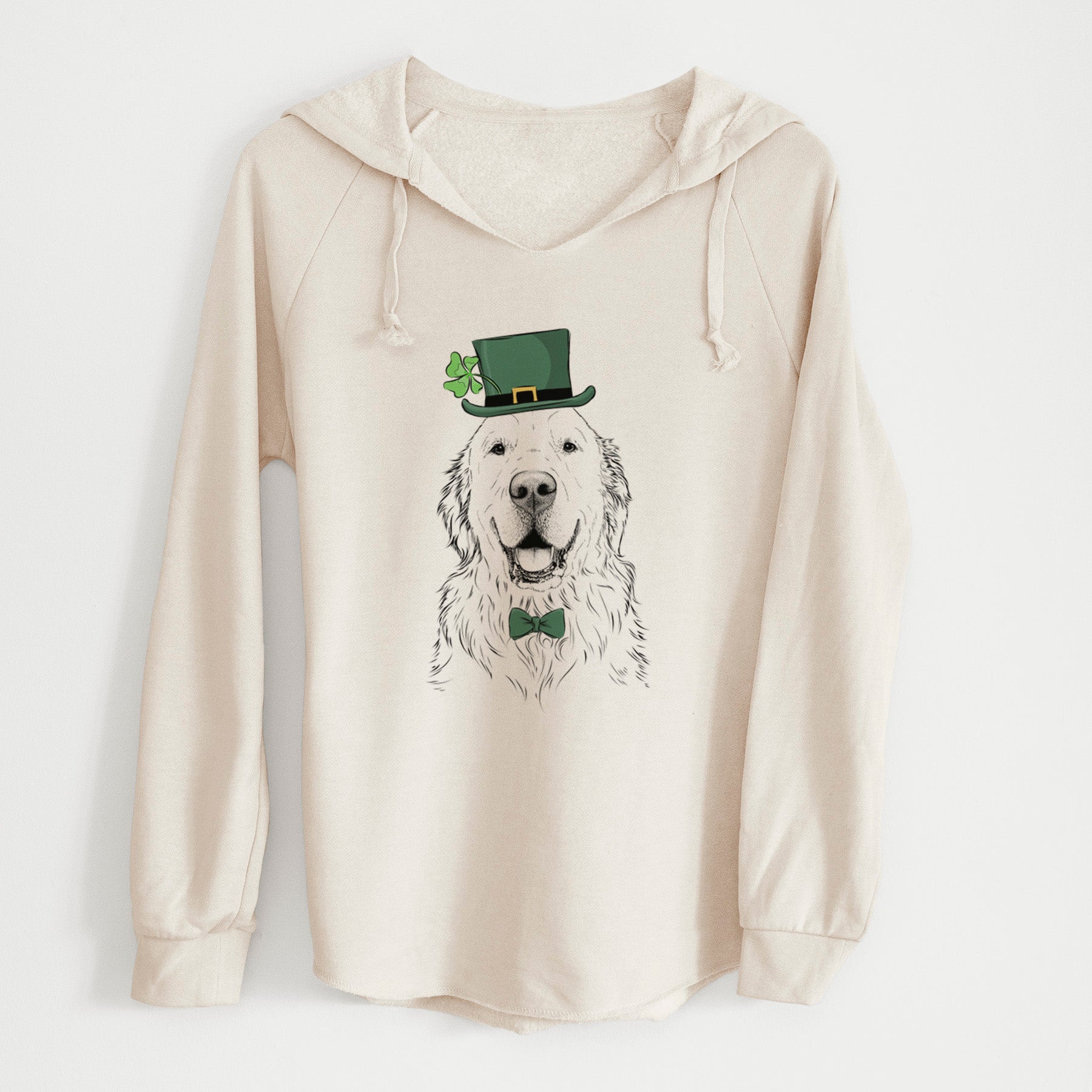 St. Patrick's Maximus the Golden Retriever - Cali Wave Hooded Sweatshirt