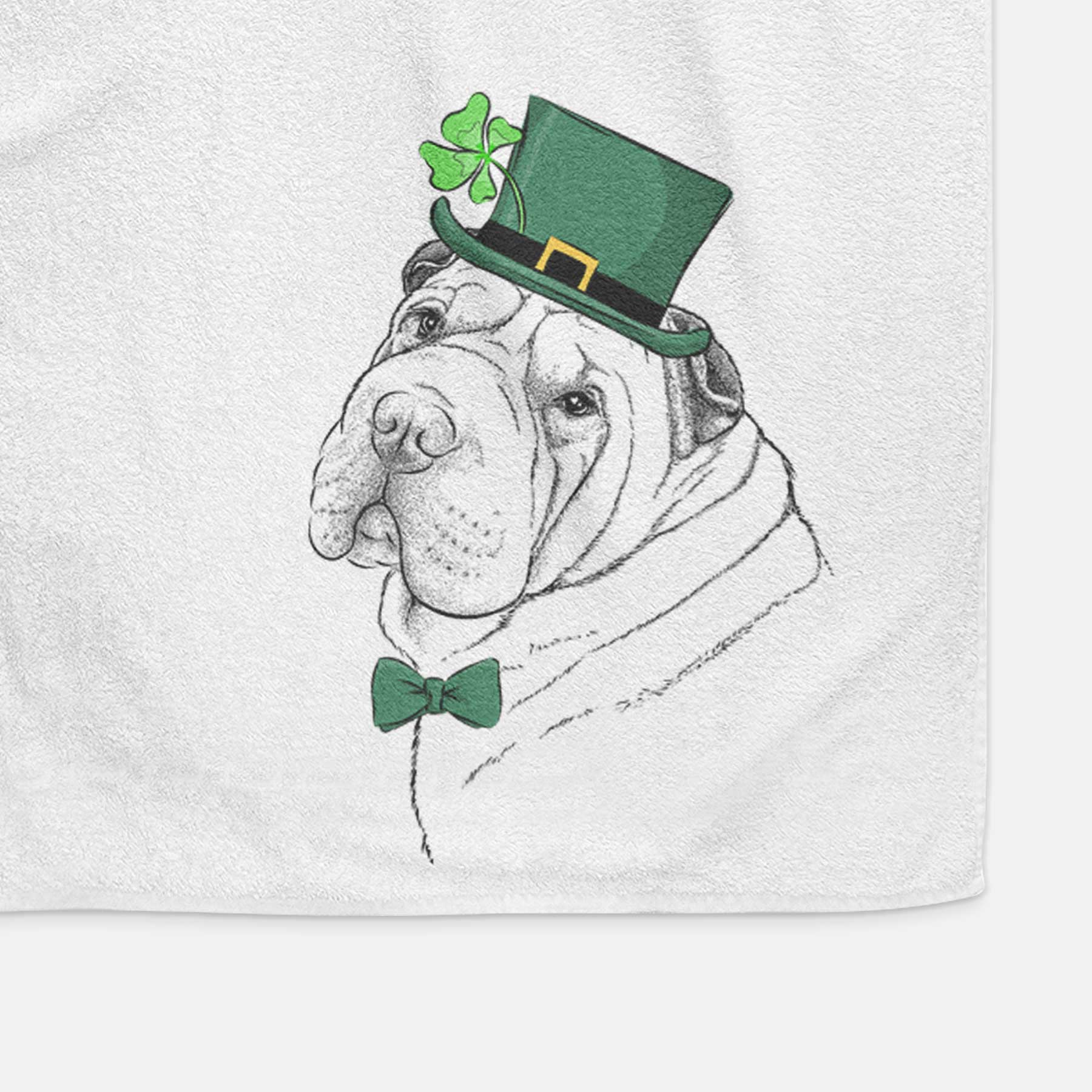 Maximus the Shar Pei Decorative Hand Towel