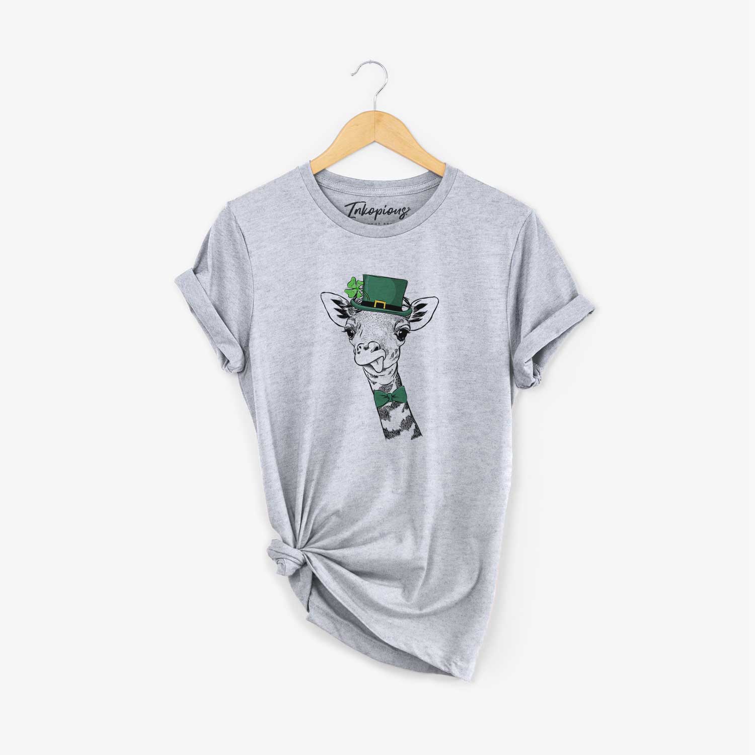 St. Patrick's Mel the Baby Giraffe - Unisex Crewneck