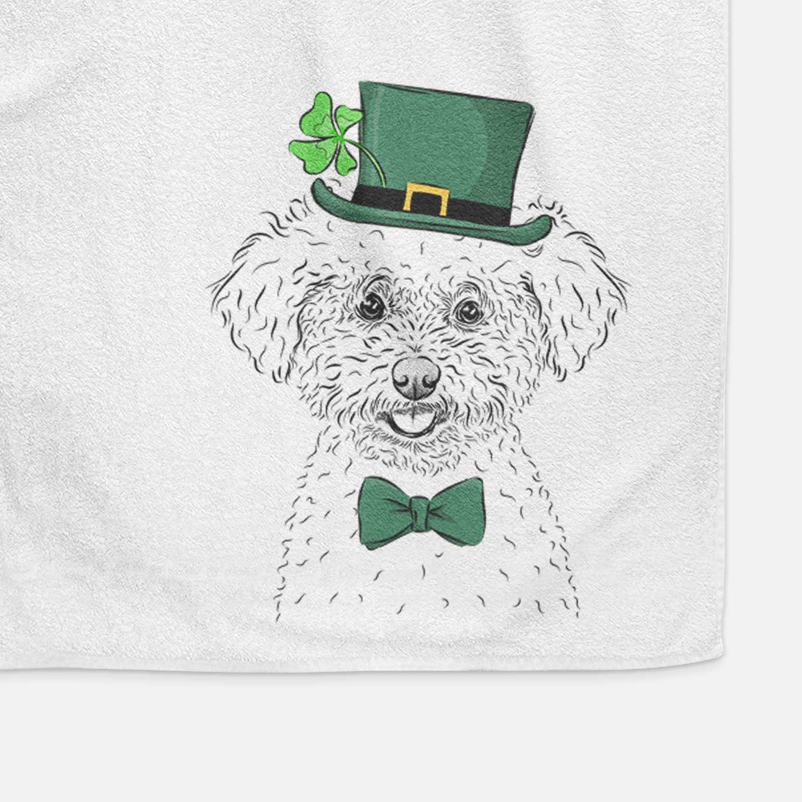 Mickey the Bichon Frise Decorative Hand Towel