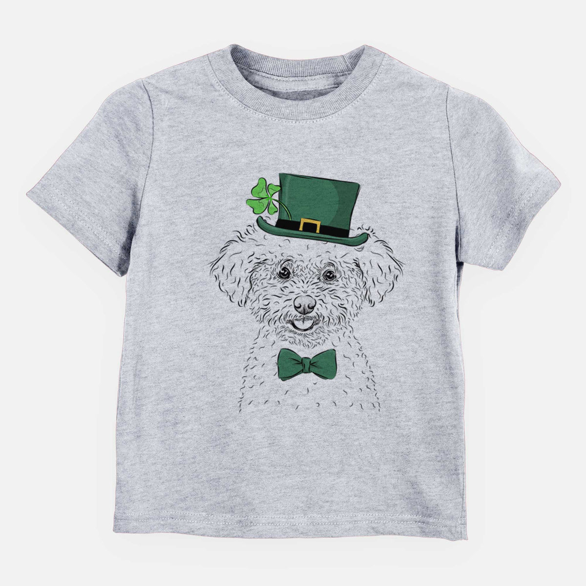 St. Patricks Mickey the Bichon Frise - Kids/Youth/Toddler Shirt