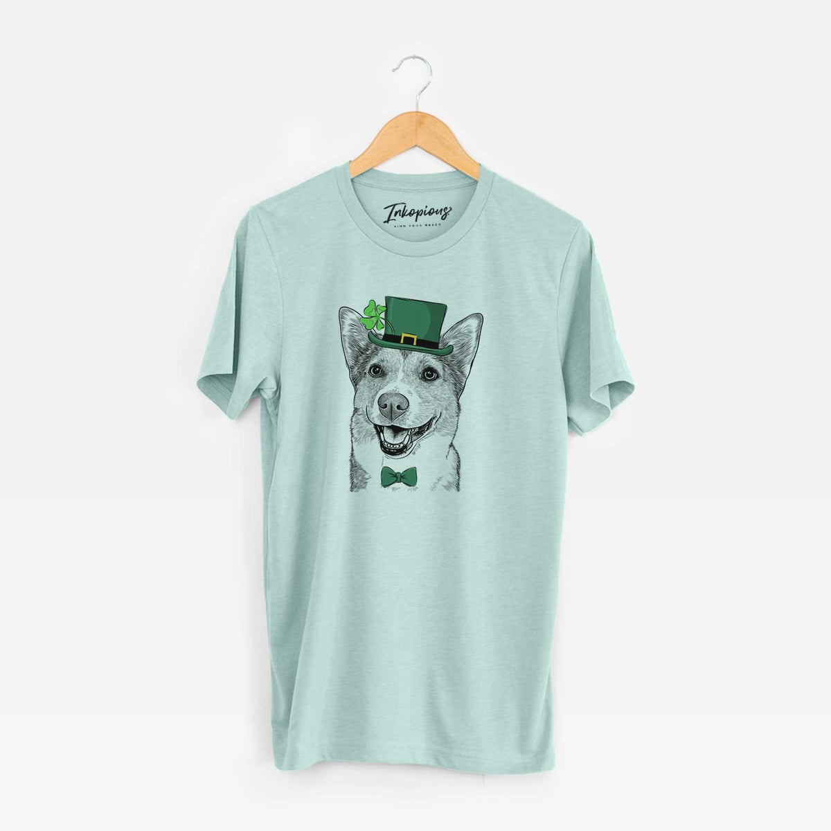 St. Patrick's Mikan the Shiba Corgi Mix - Unisex Crewneck