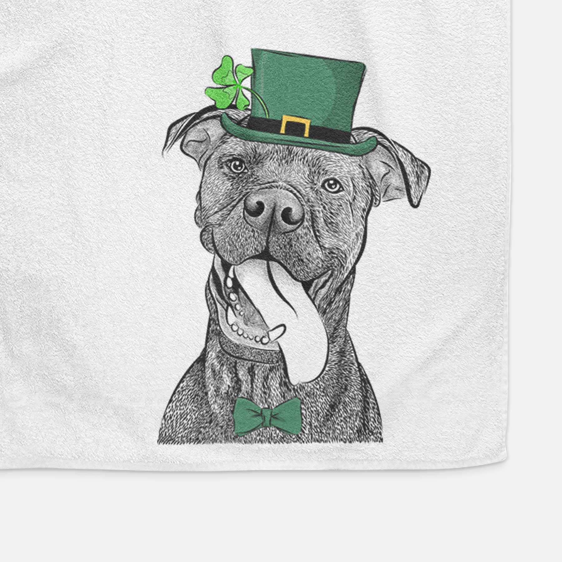 Mikey the Boxador Decorative Hand Towel