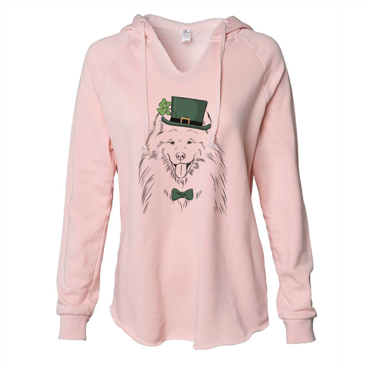 St. Patrick's Mikko the Samoyed - Cali Wave Hooded Sweatshirt