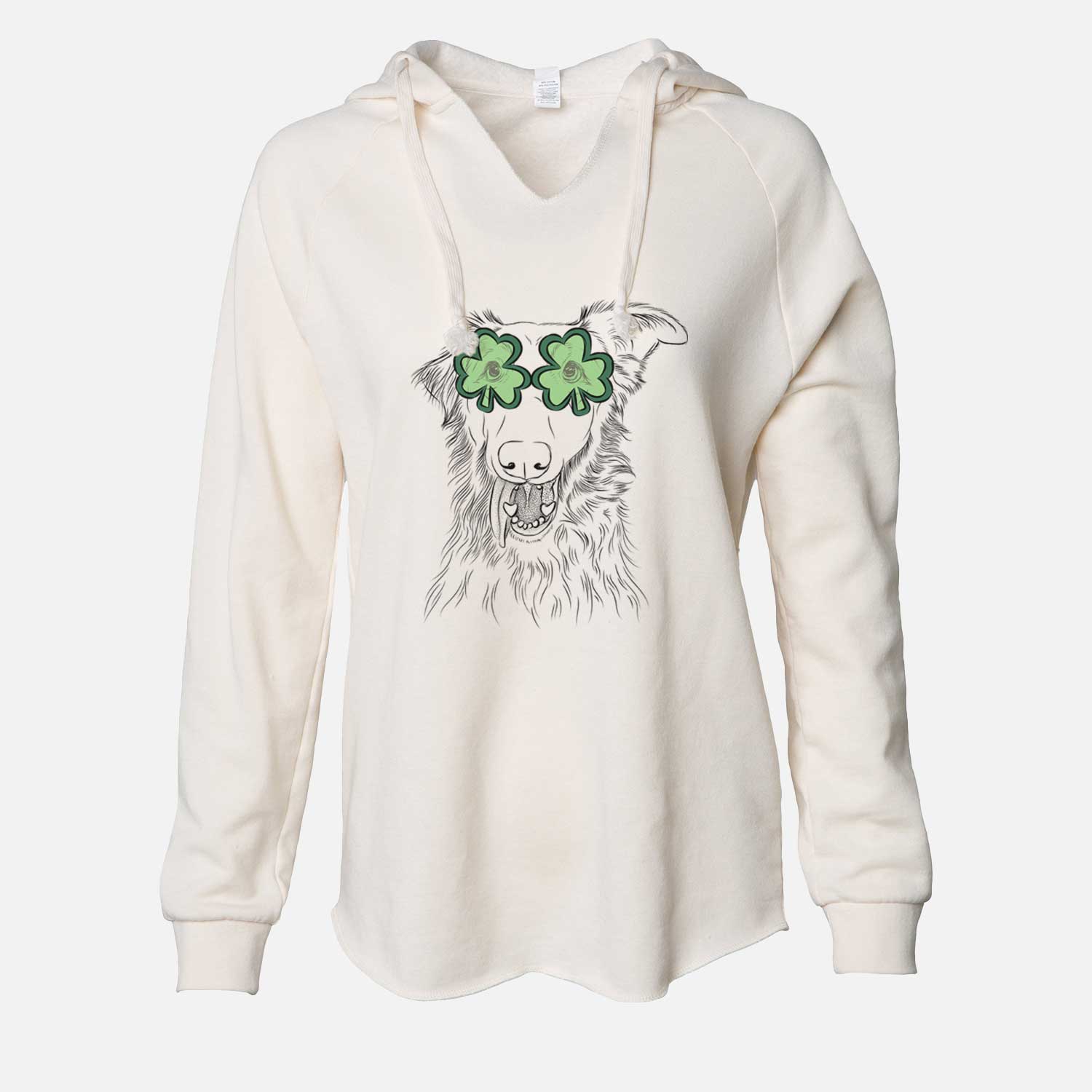 St. Patrick's Mila the Mixed Breed - Cali Wave Hooded Sweatshirt