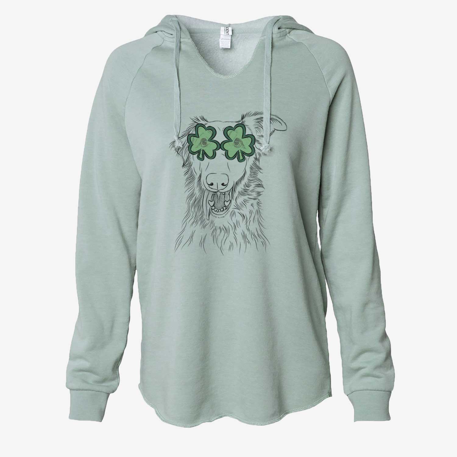 St. Patrick's Mila the Mixed Breed - Cali Wave Hooded Sweatshirt