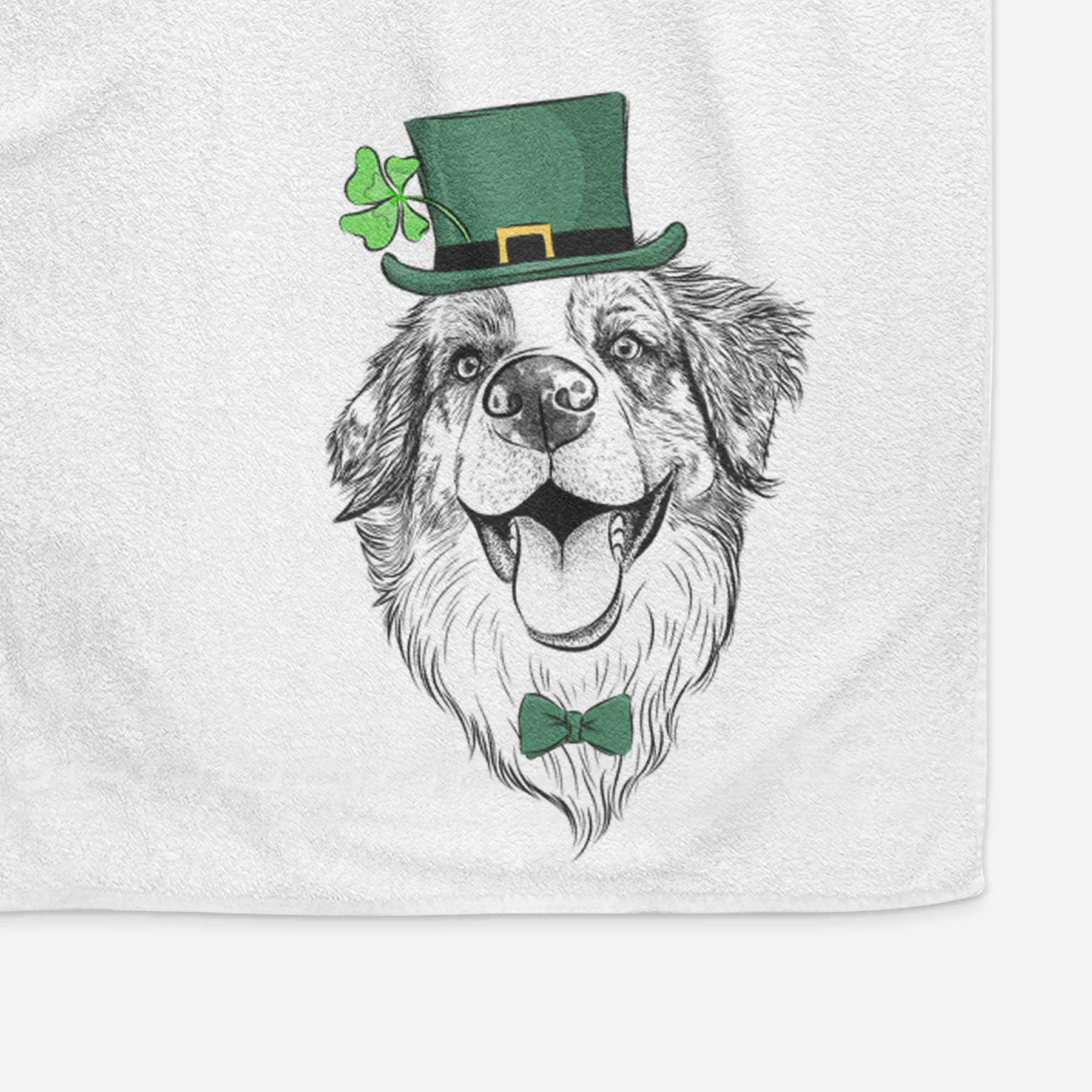 Mila the Australian Shepherd Decorative Hand Towel